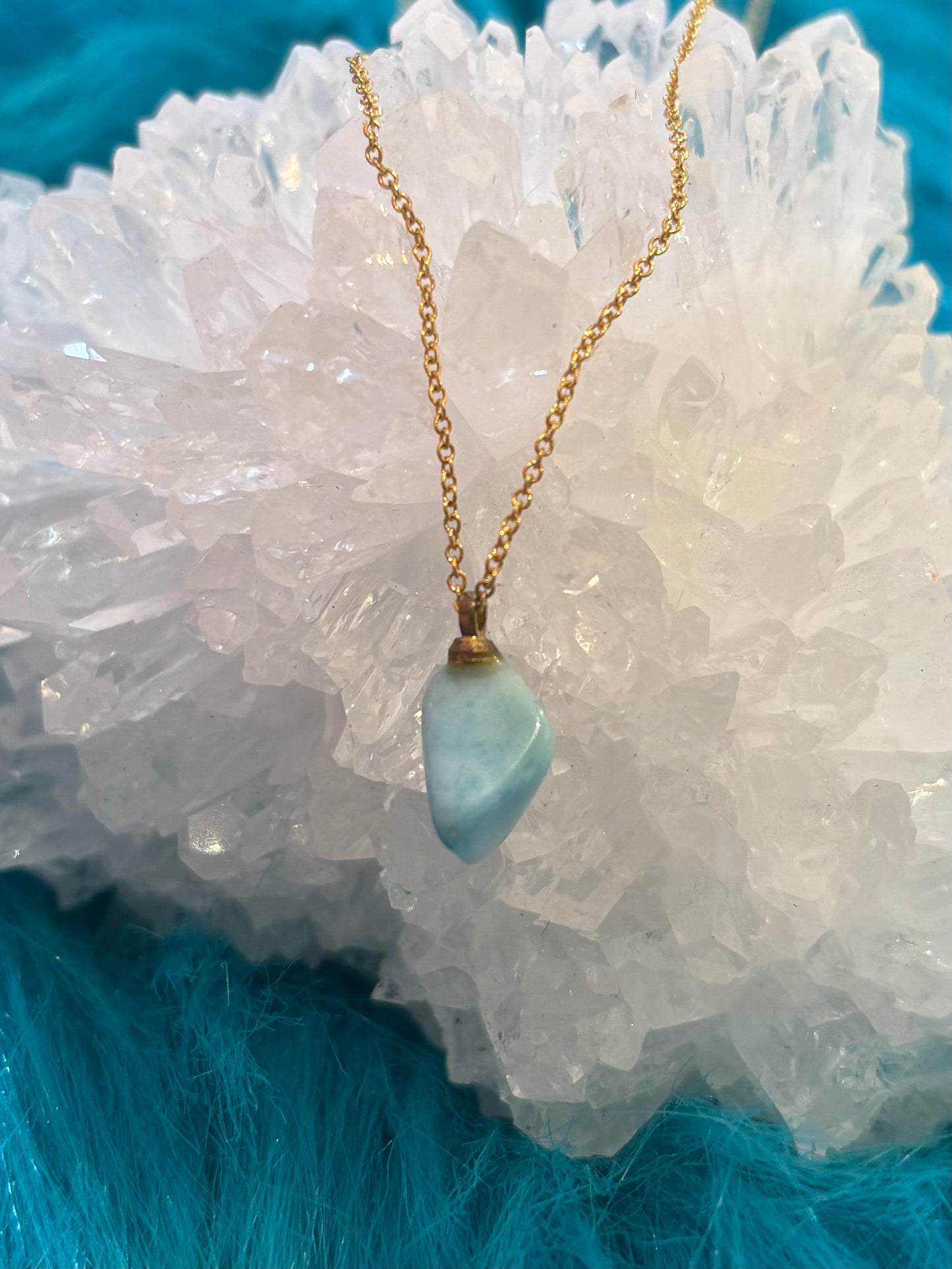 Larimar necklace