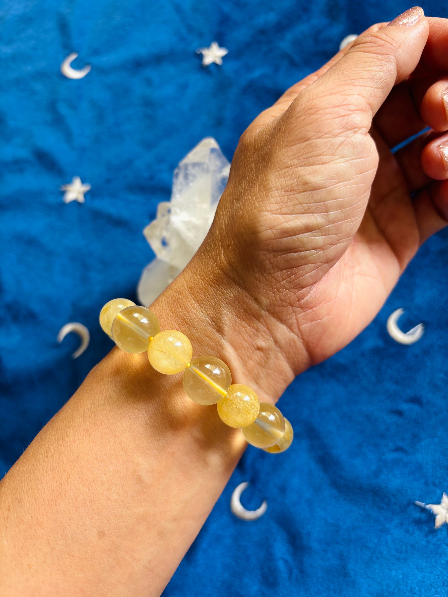 #Yellow Rutile & Lemon Citrine