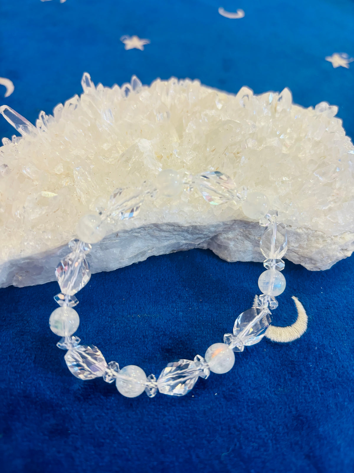 #Rainbow Moonstone Sparkle Crystal✨