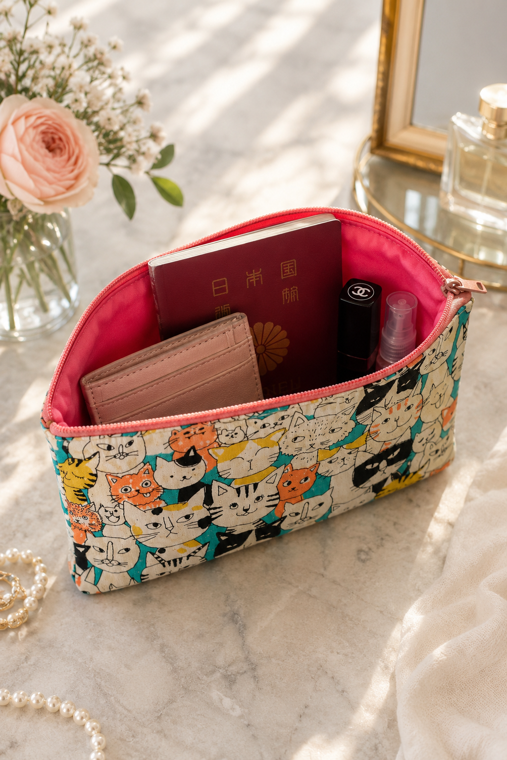 #Cat lover Pouch