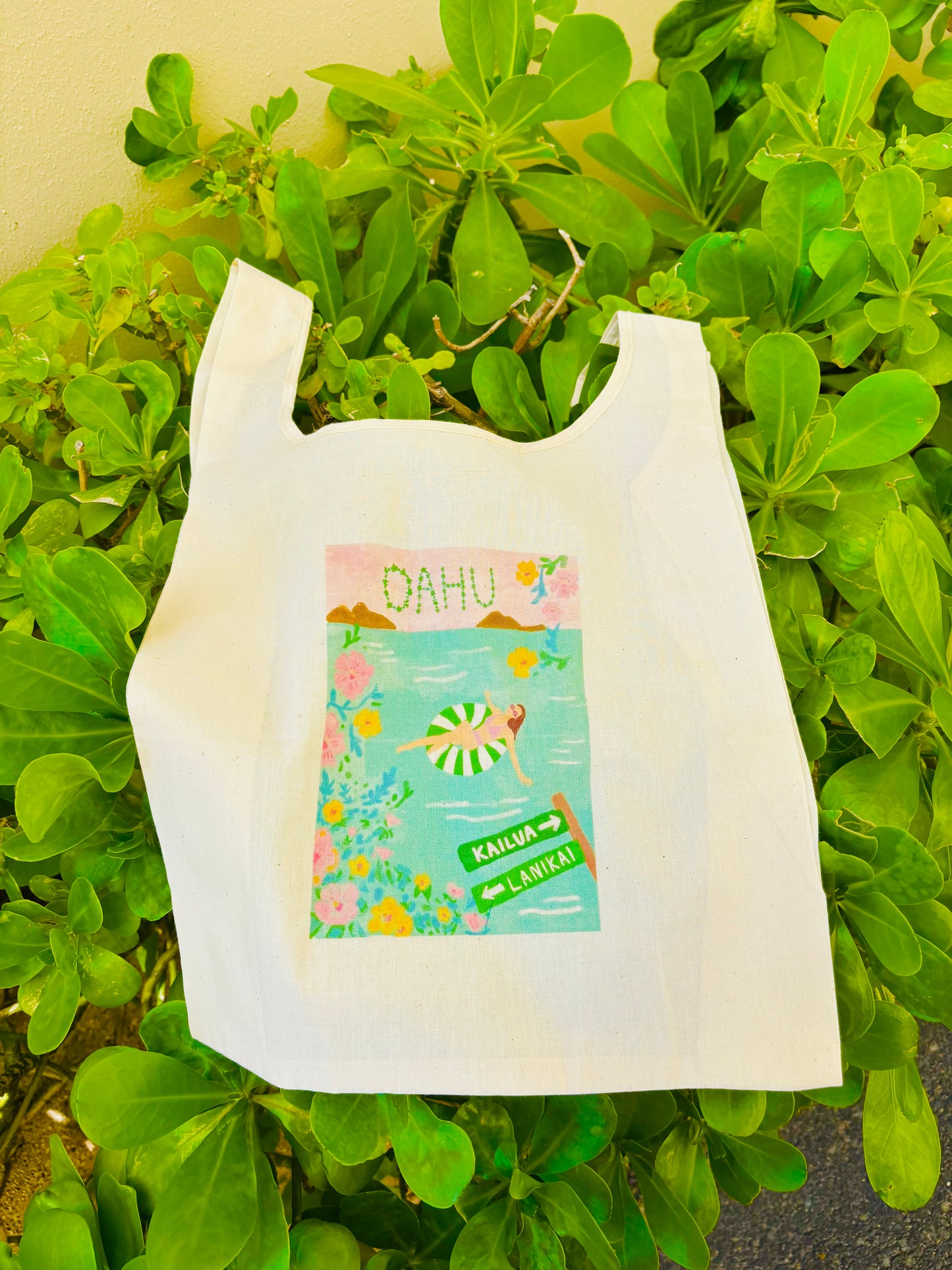 限定OAHU Eco Bag ラリマーお守り$24付き☆