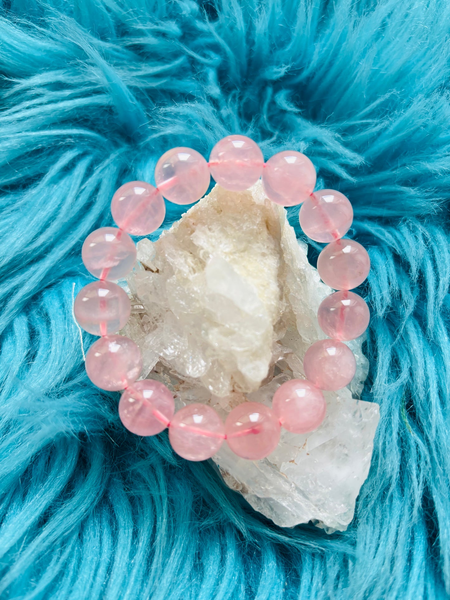 #マダガスカルRose Quartz 12mm