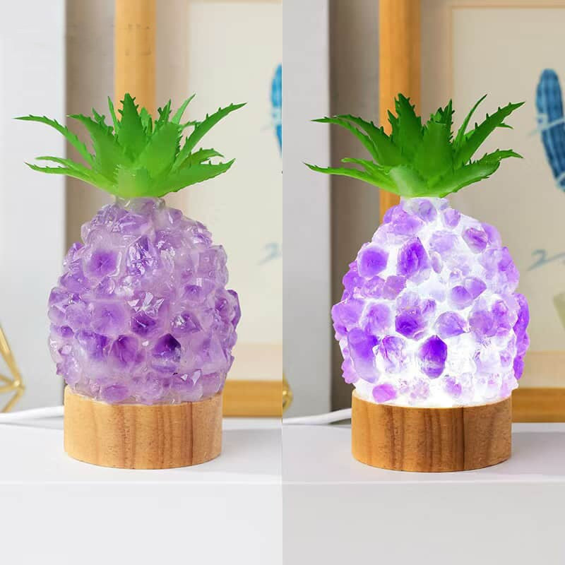 Pineapple Lamp lavender (7月末発送 受注)
