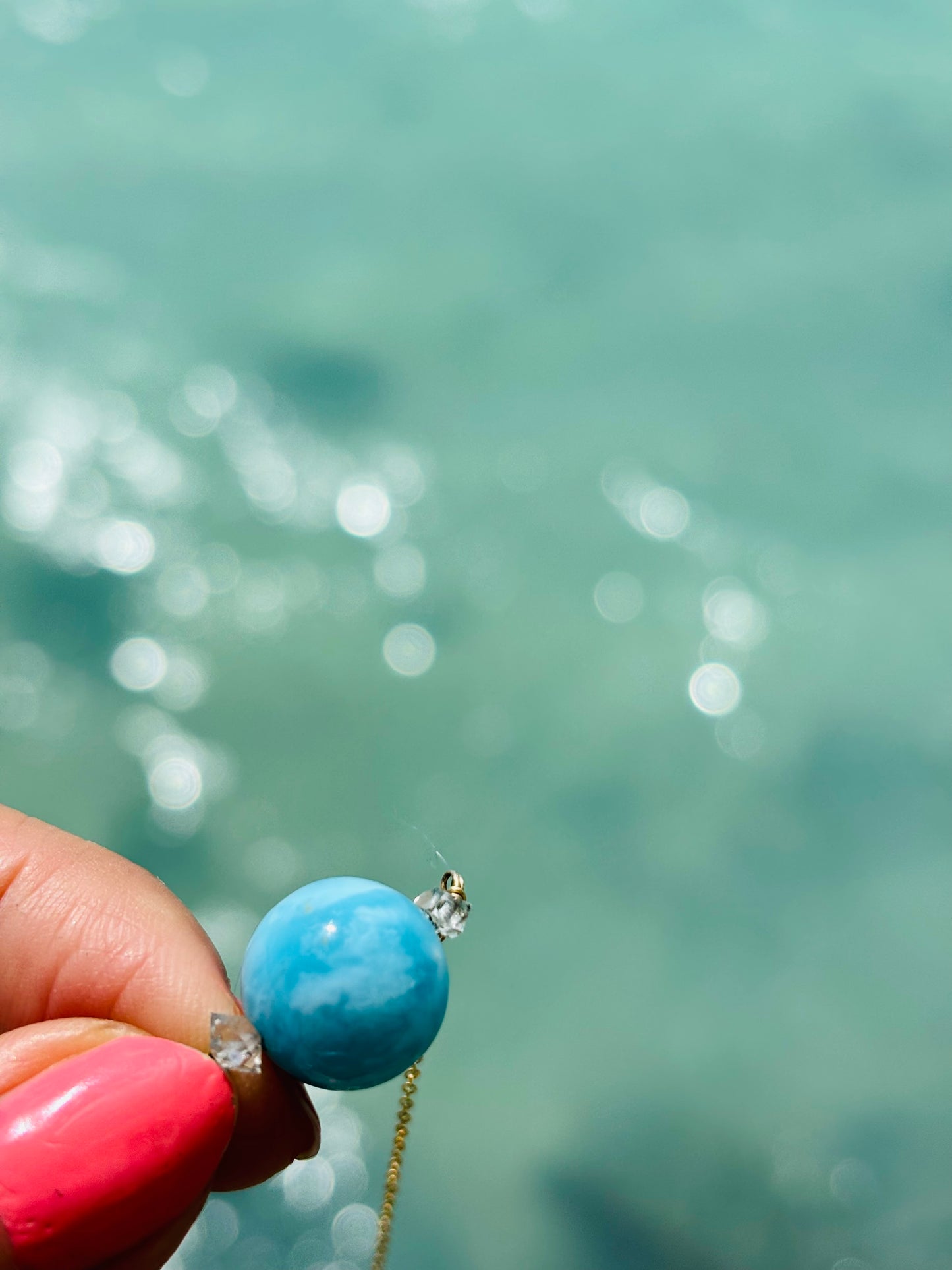 Larimar Necklace(ラリマーネックレス)