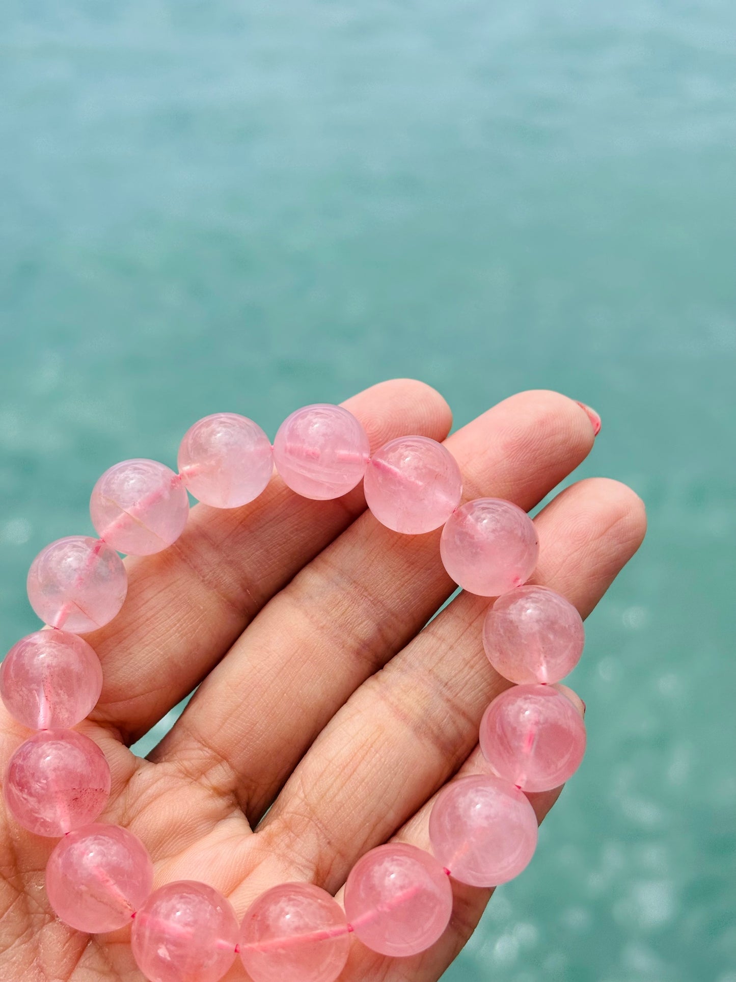#マダガスカルRose Quartz 12mm