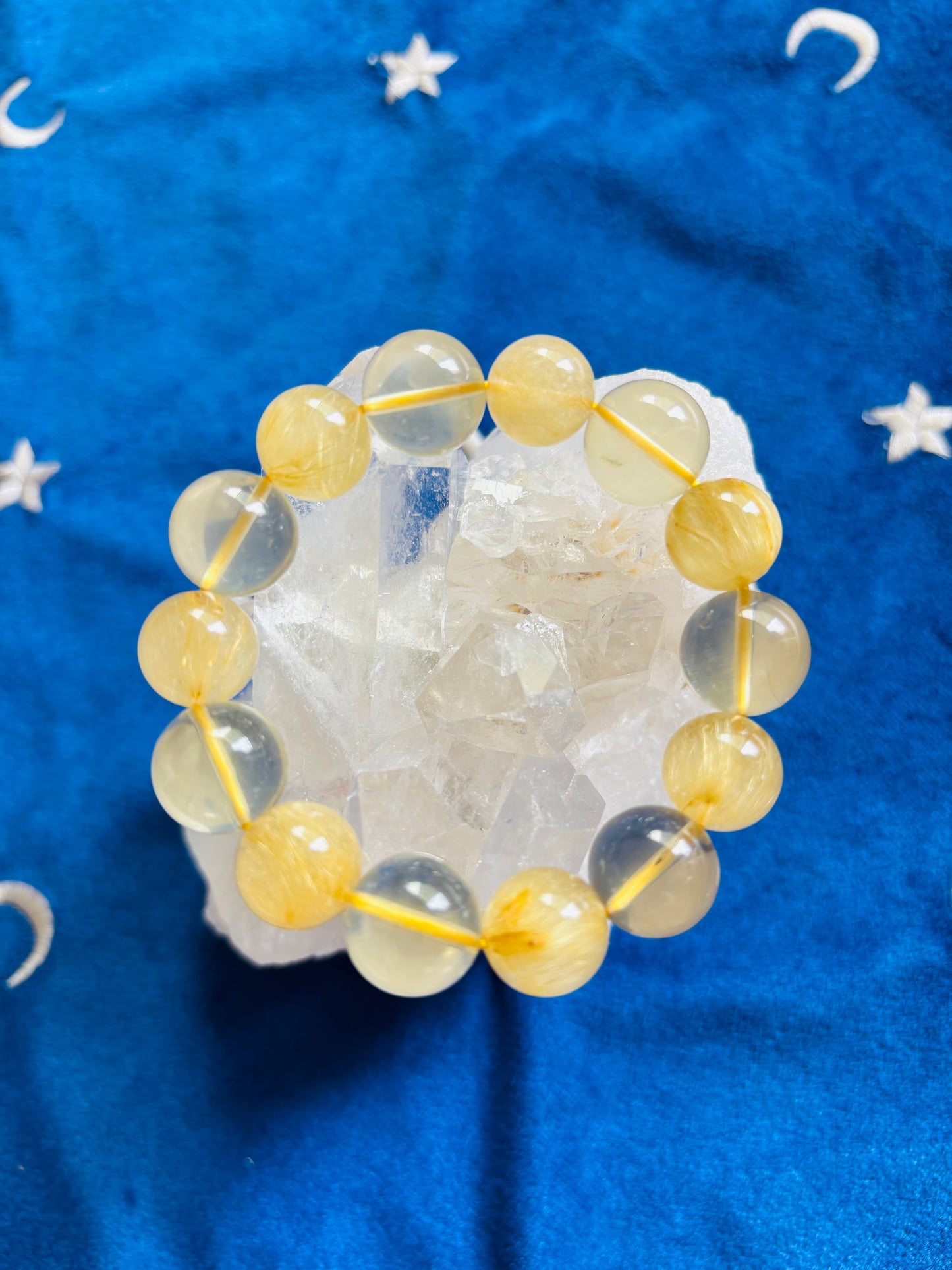 #Yellow Rutile & Lemon Citrine