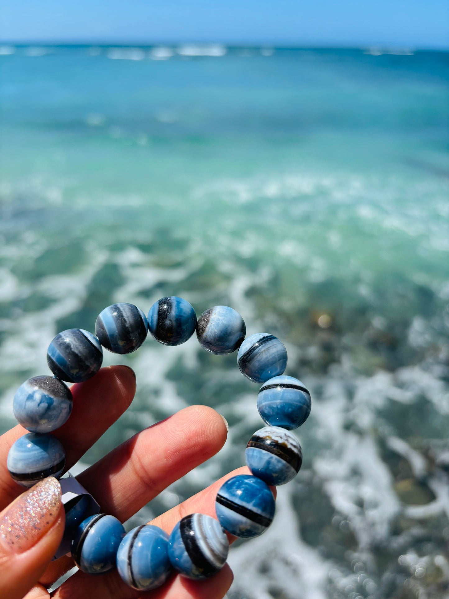 Blue Opal Bracelet 13.5mm