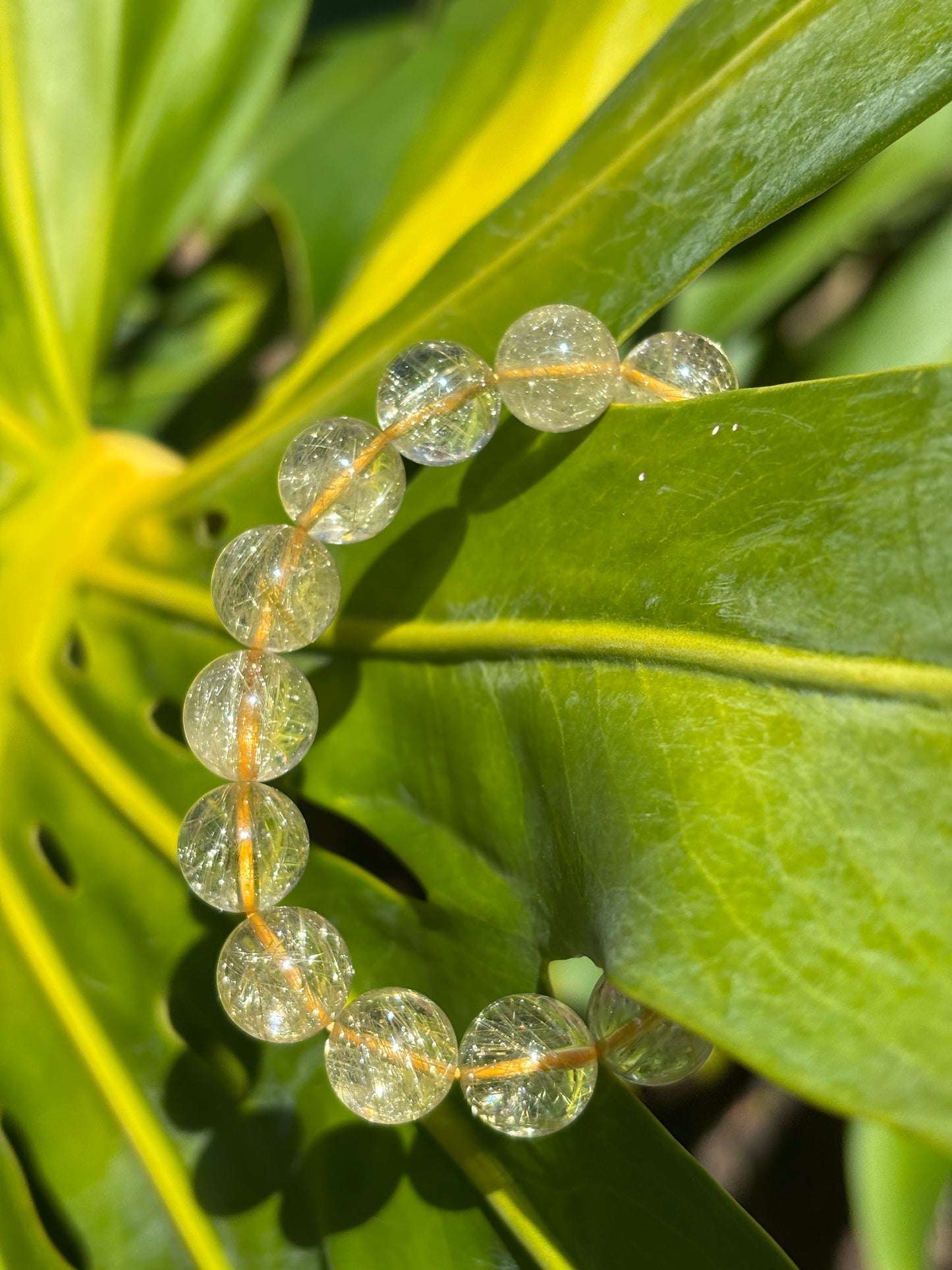 Yellow Rutile Quartz 11.5mm