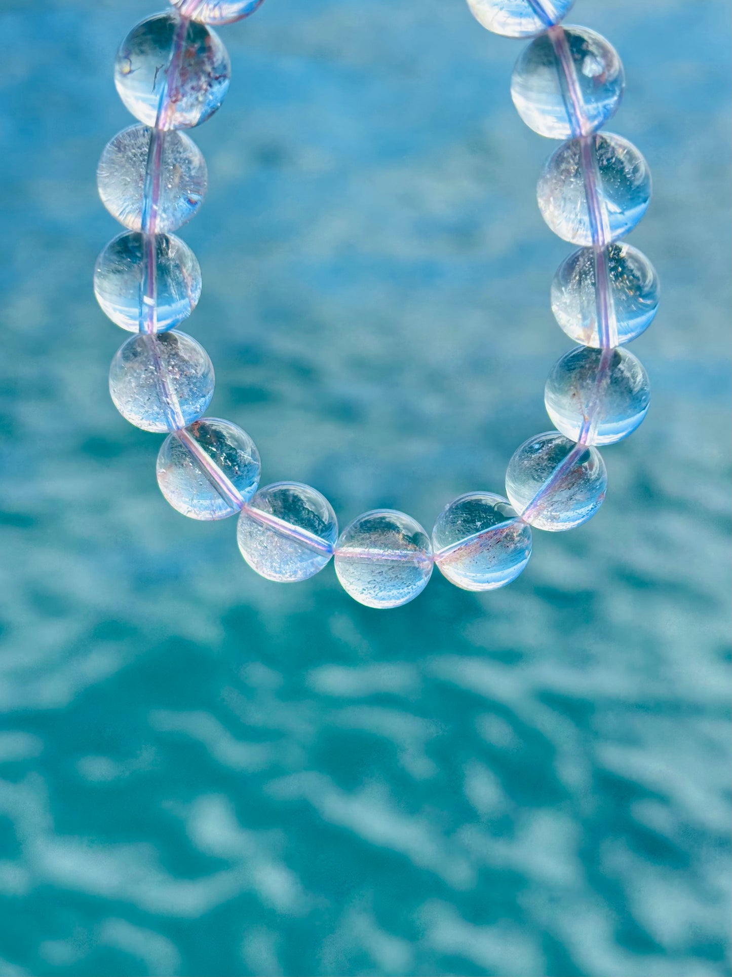 Hematite in Rose Quartz 10.5mm