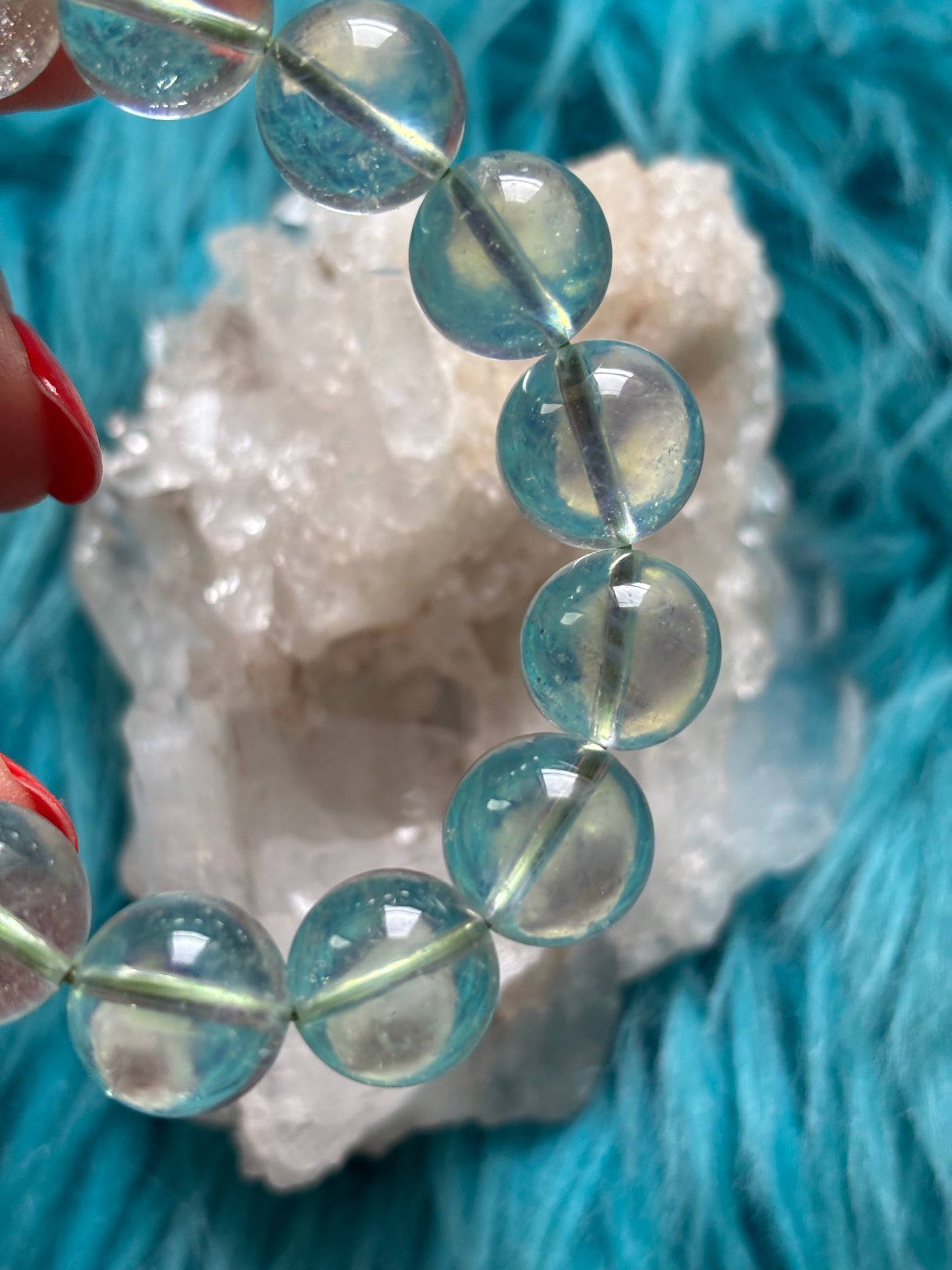 Mint Green Aquamarine12.5mm