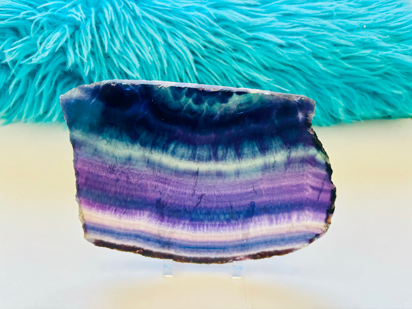 Fluorite Cluster 474G フローライト水晶 (スタンド付き)*