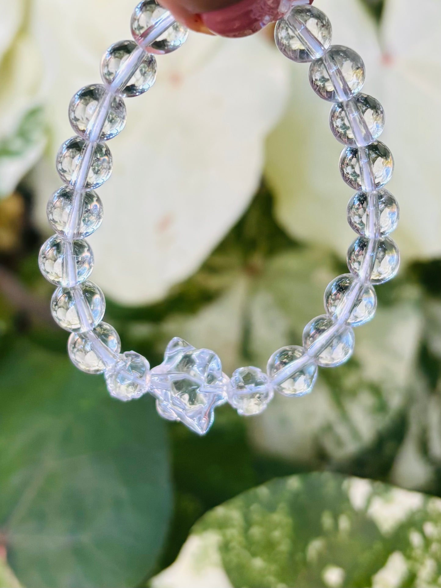 マルカバスター水晶ブレスレット