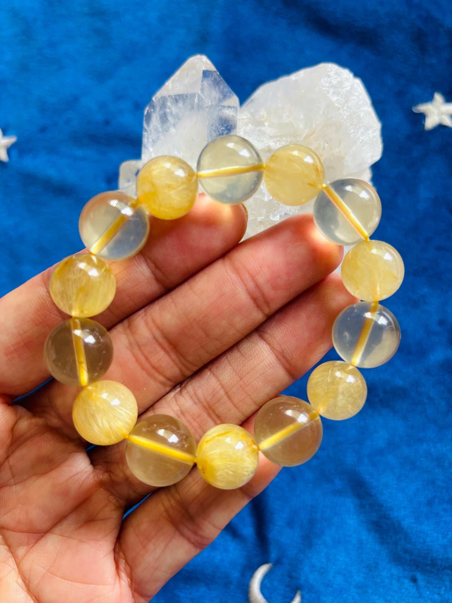 #Yellow Rutile & Lemon Citrine