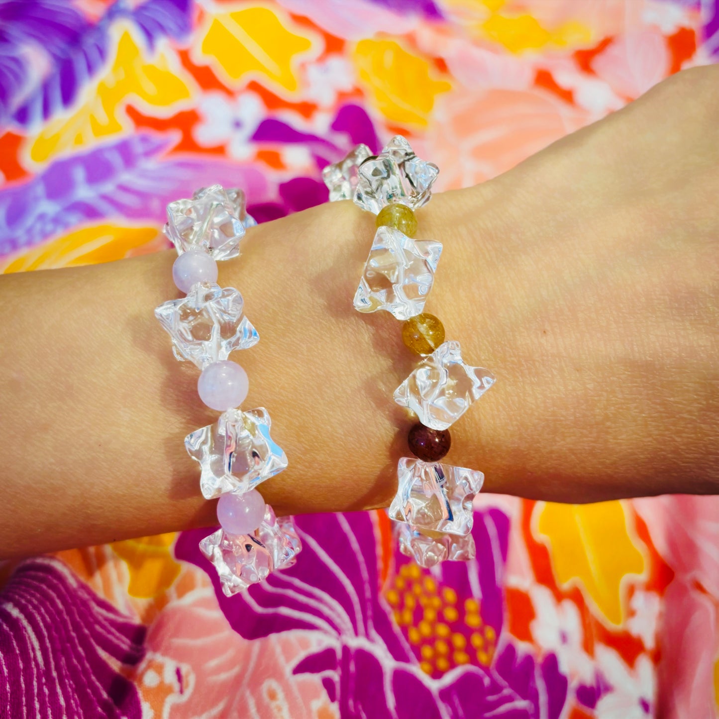 Merkaba Star+Rutile quartz