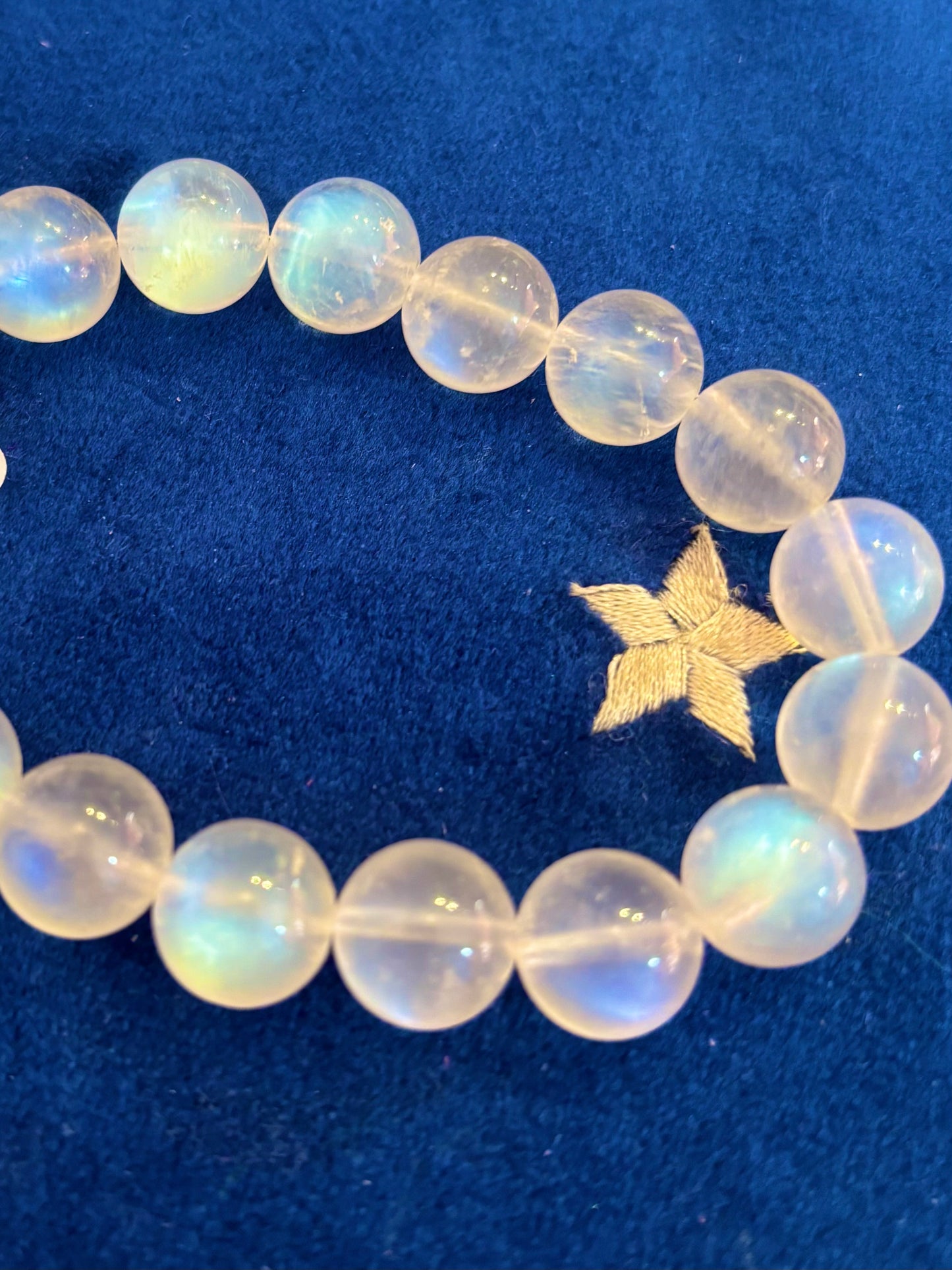 #Rainbow moonstone bracelet(極上レインボームーンストーン)