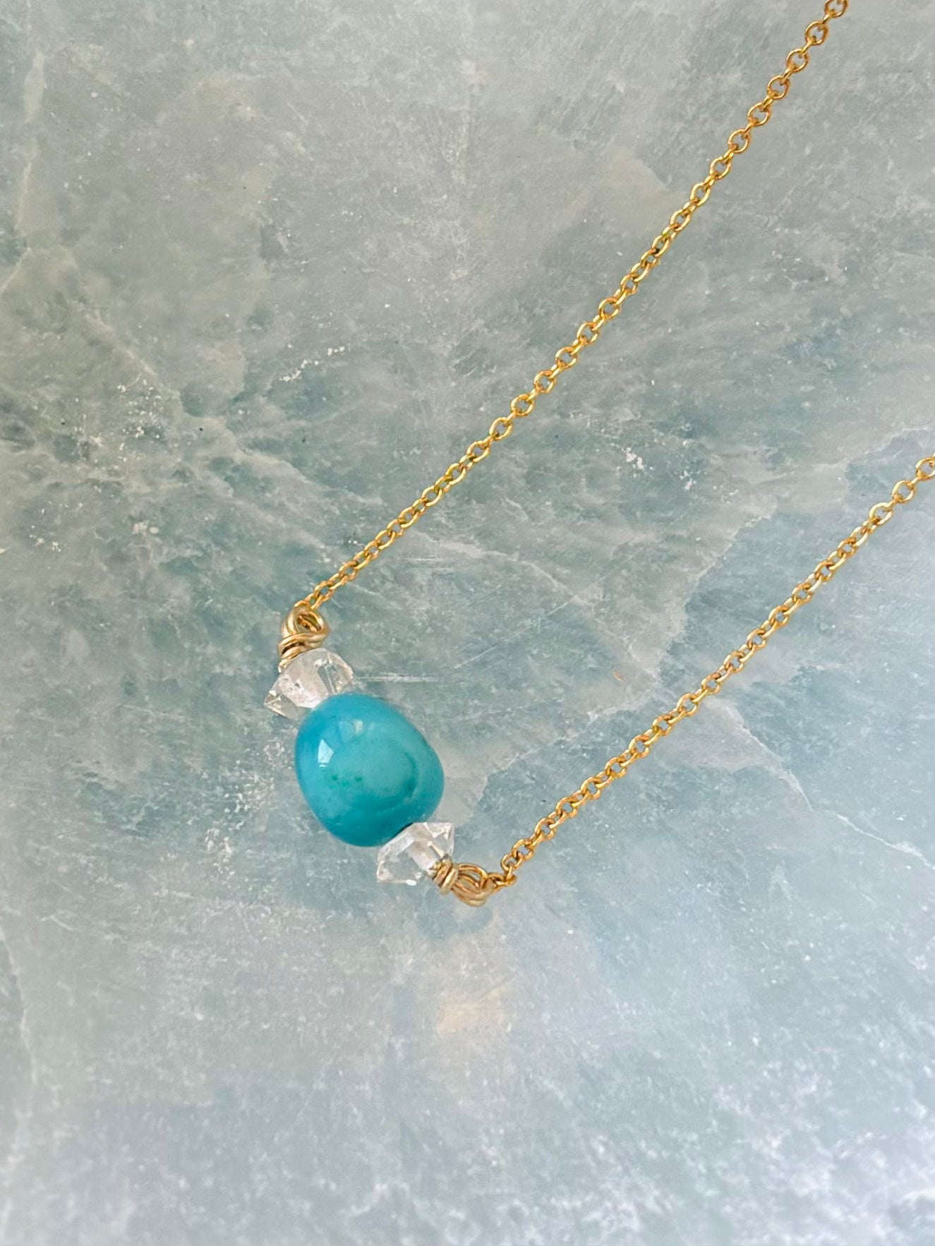 Sleeping Beauty turquoiseネックレス