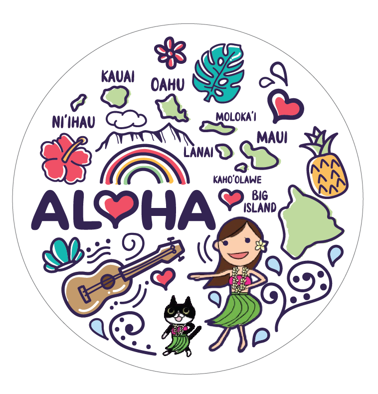 Original Sticker -ALOHA-