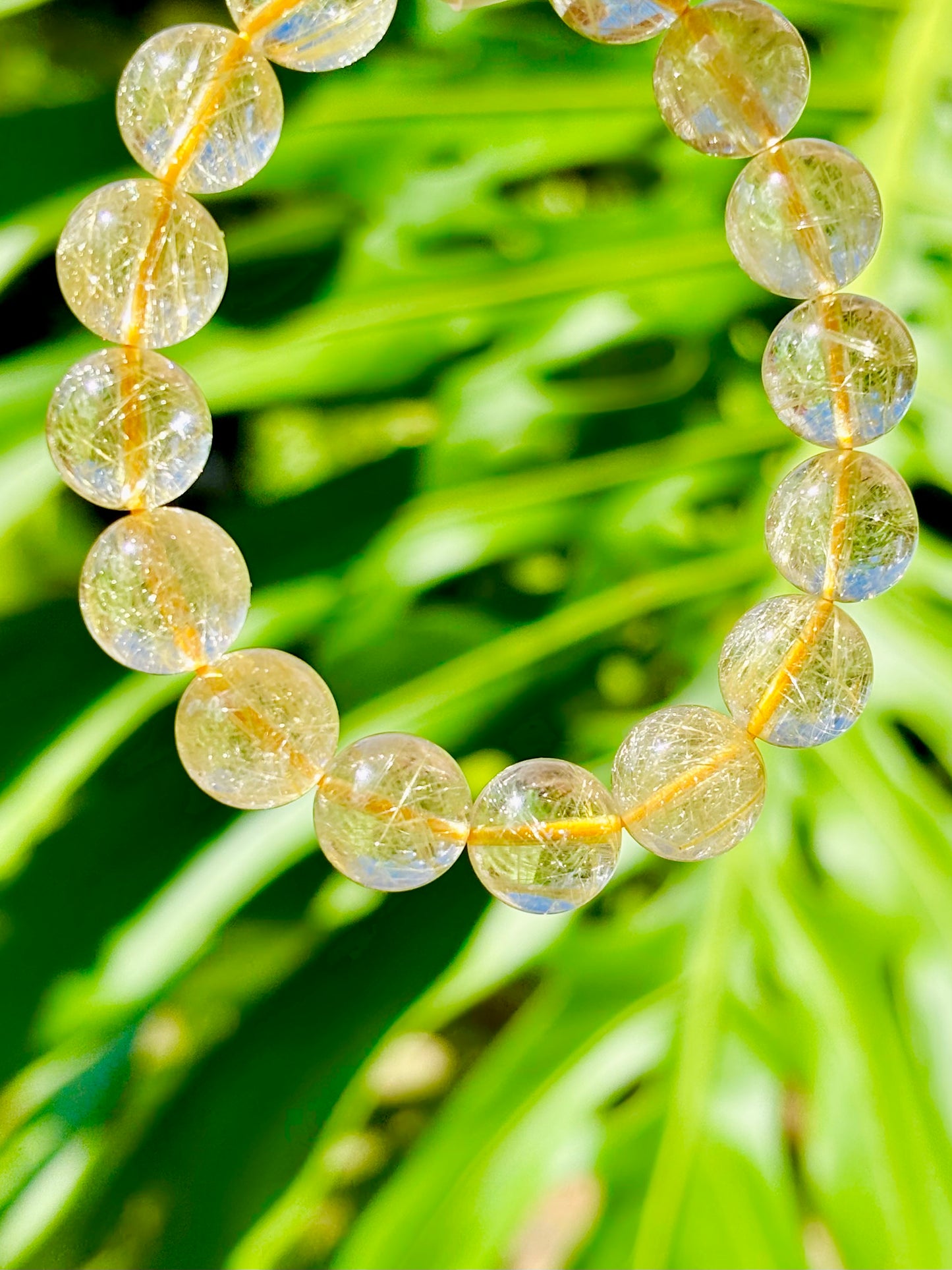 Yellow Rutile Quartz 11.5mm