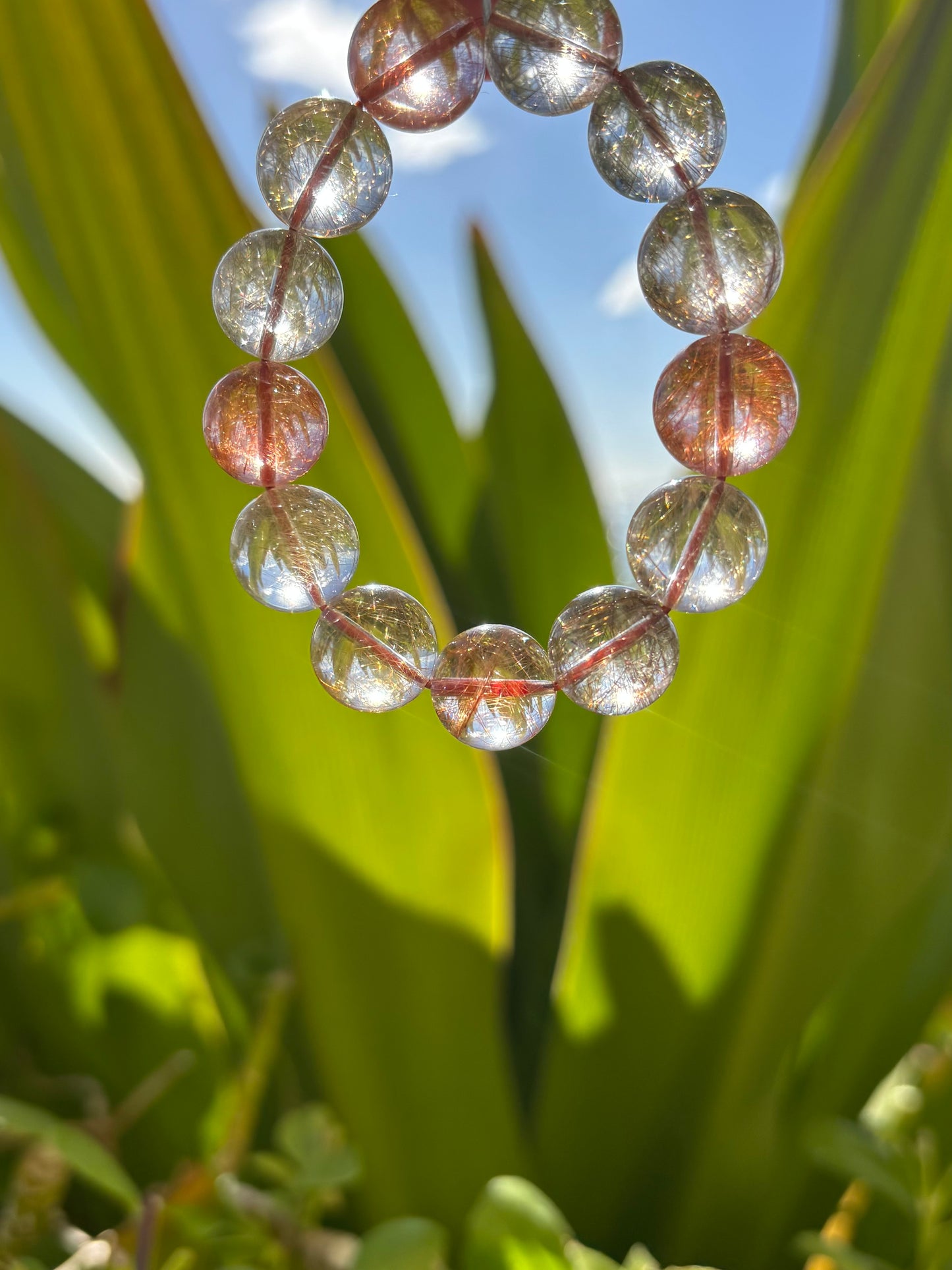 Multi Color Rutile Quartz14mm