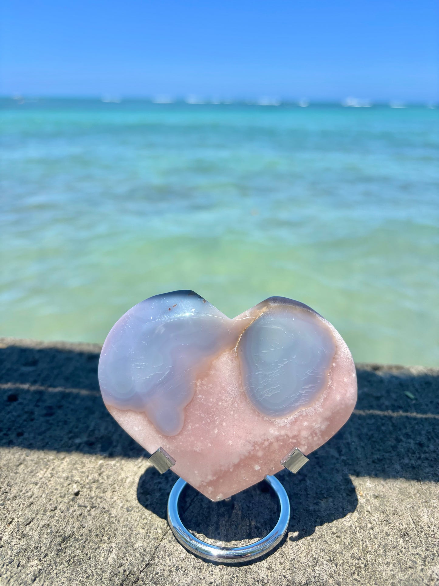 #Pink Flower Agate⓵