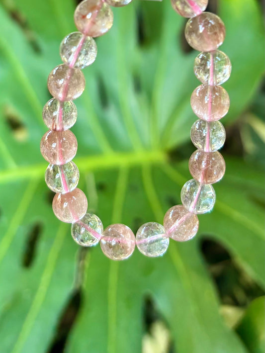 激レアPink Rutile Quartz 8.5mm&9.5mm