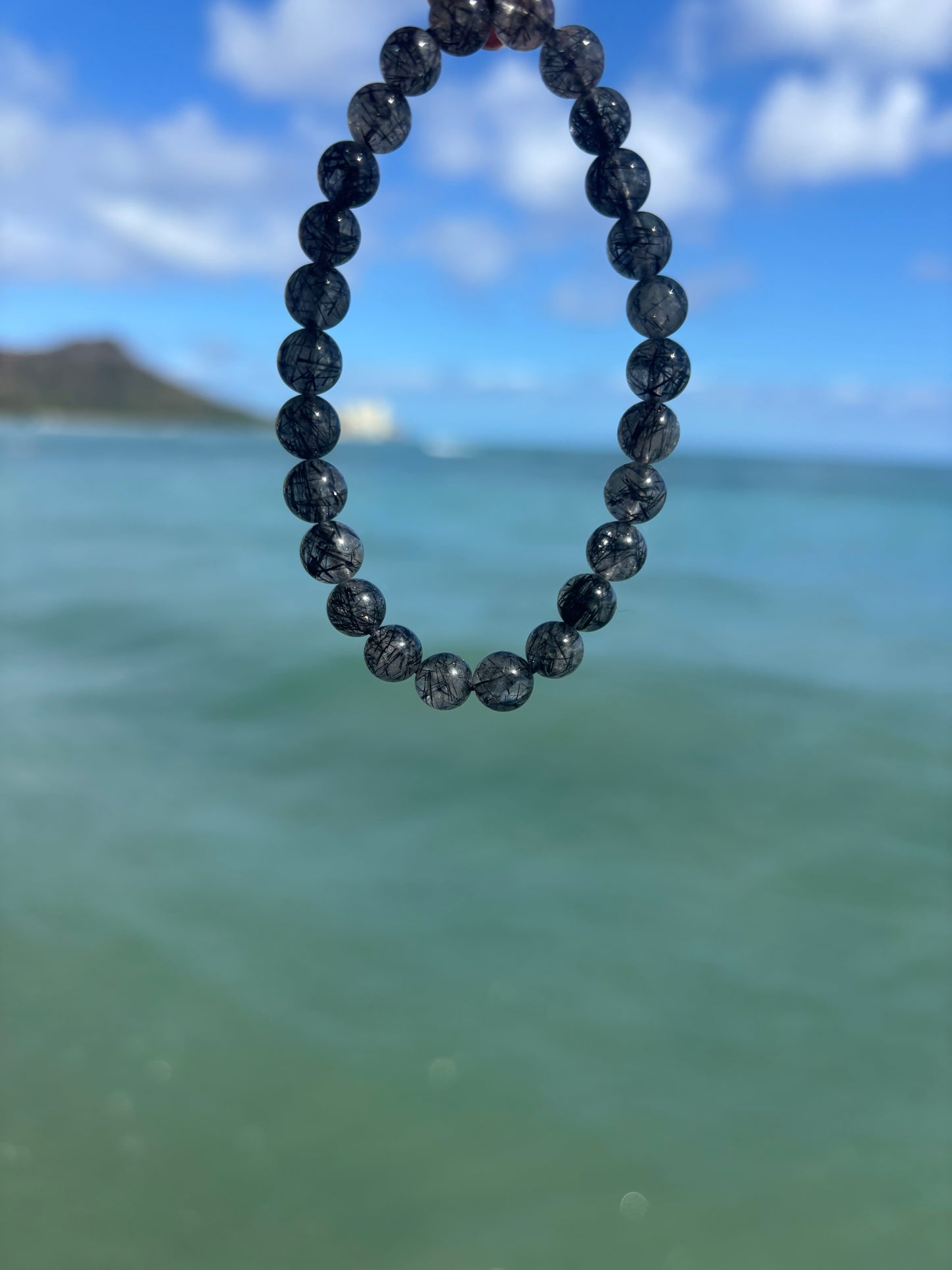 Black Rutile Quartz 7mm