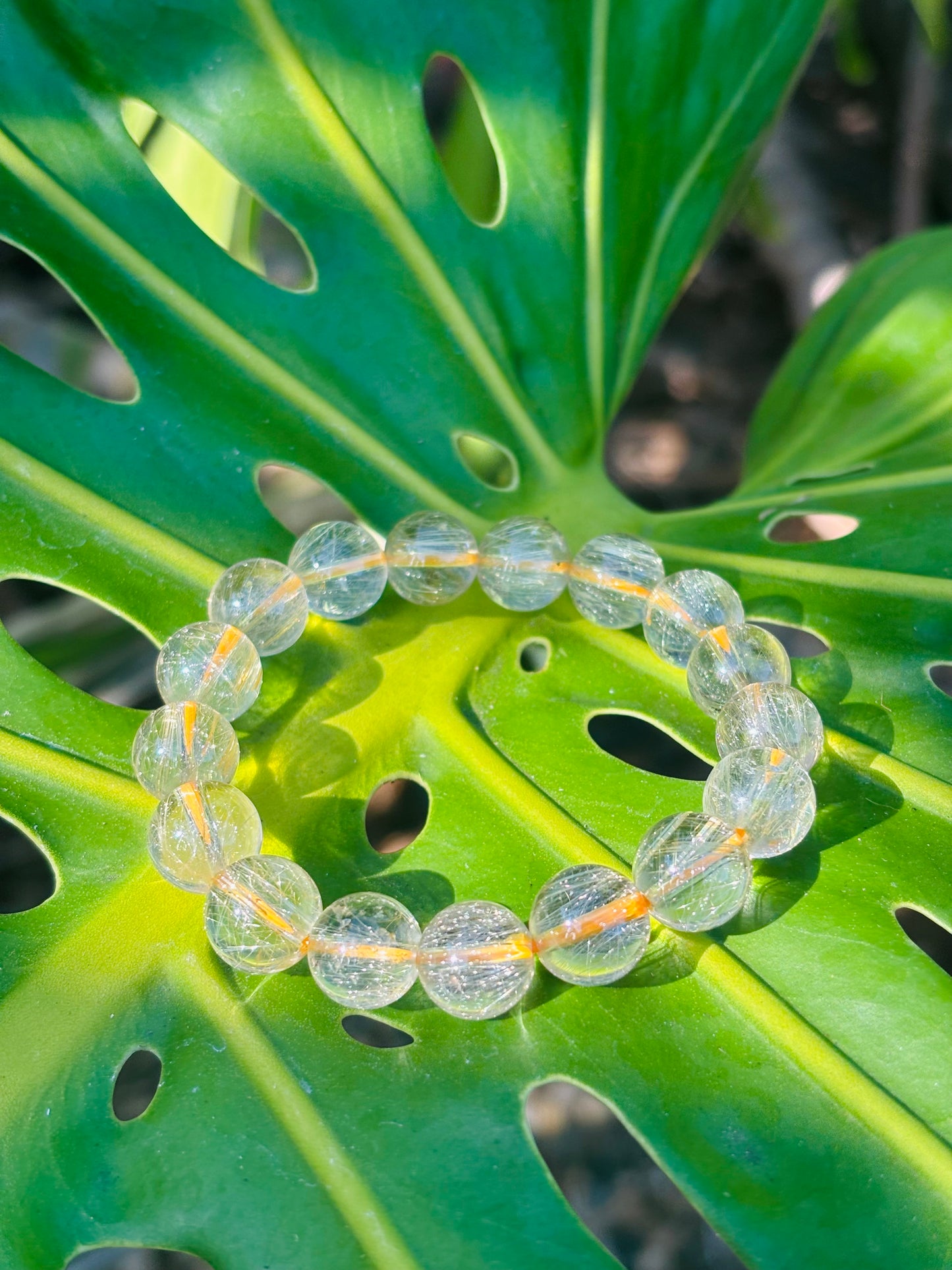 極上Yellow Rutile Quartz 12mm