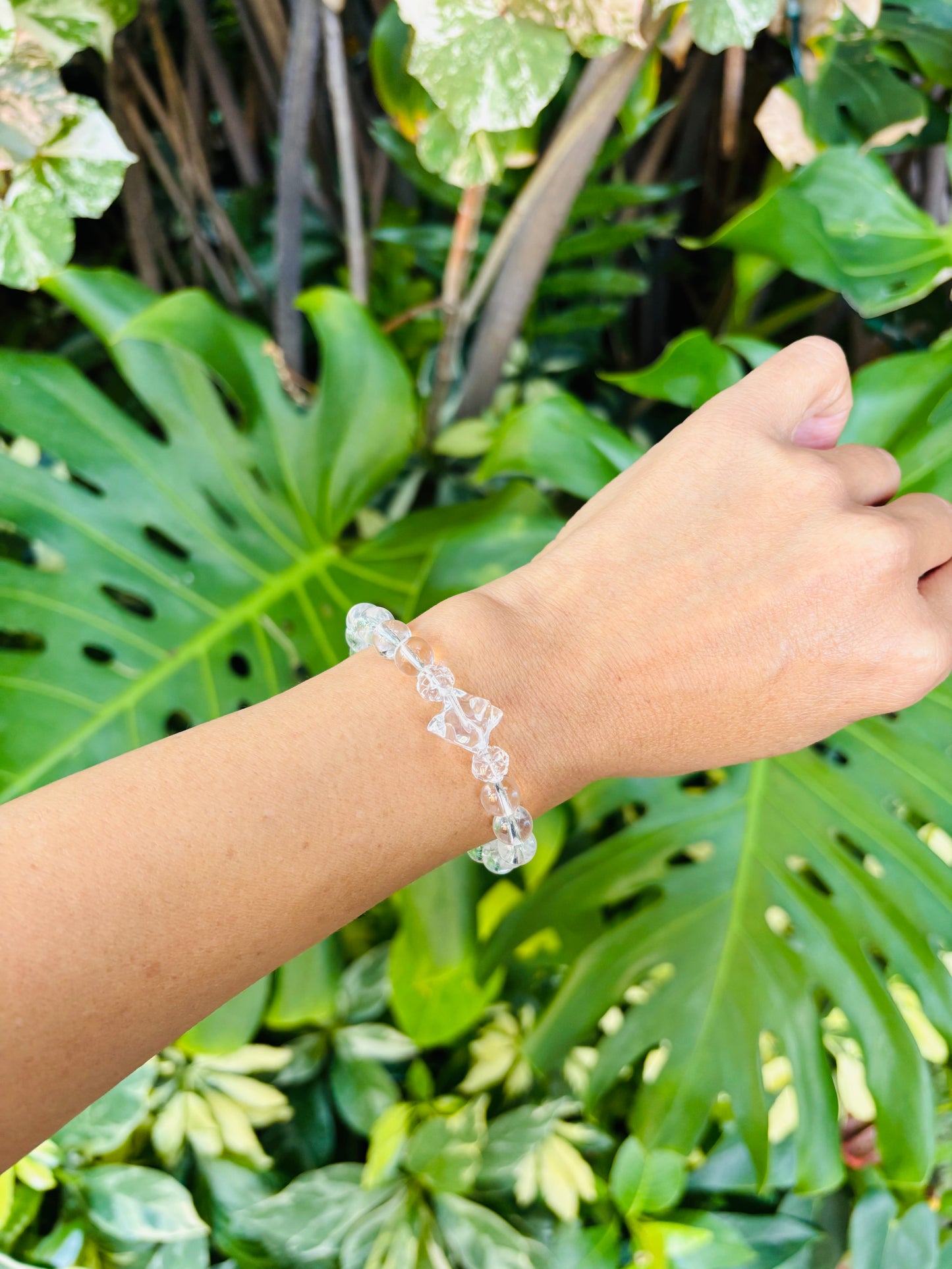 マルカバスター水晶ブレスレット