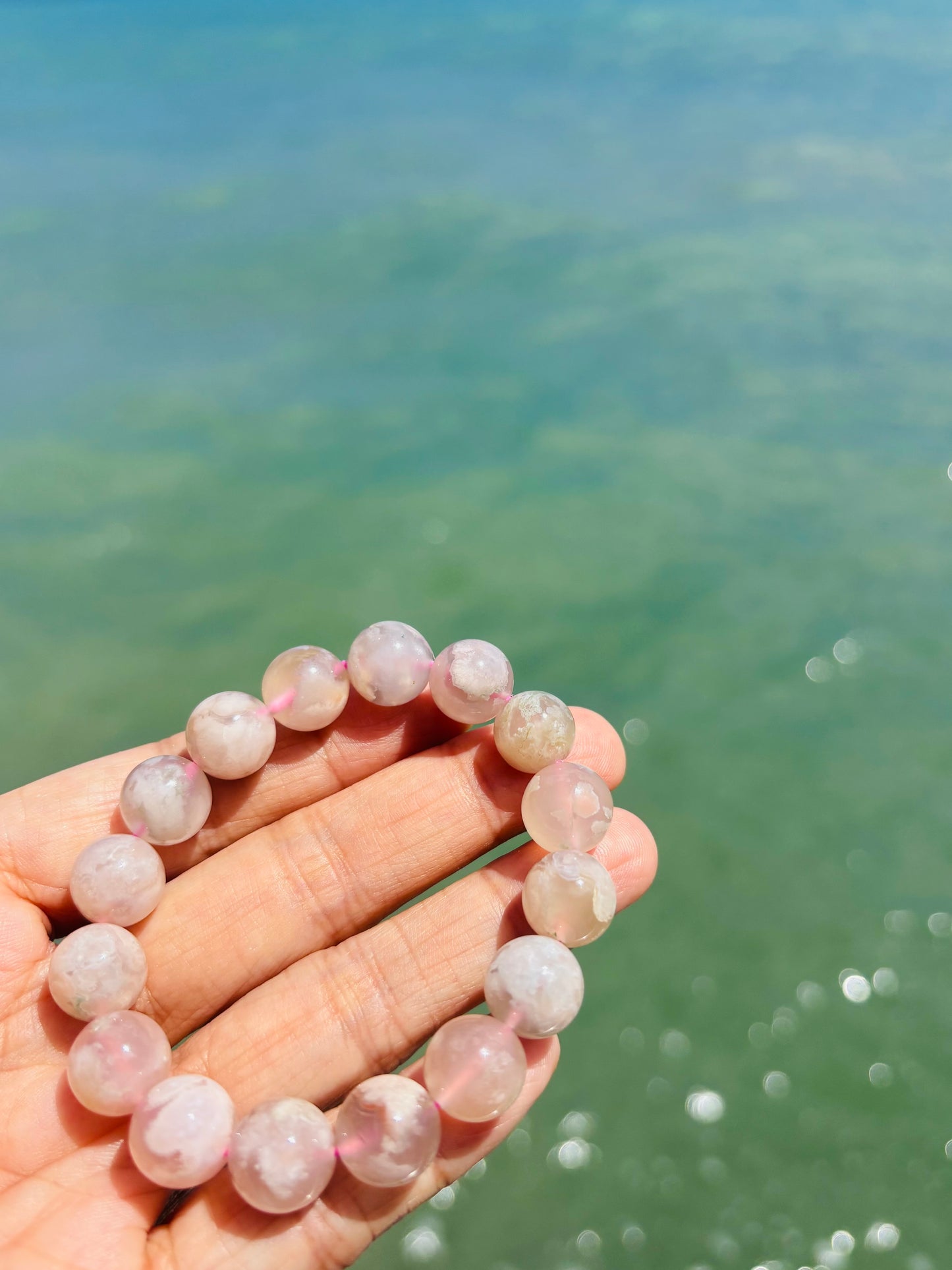 #Flower Agate🌸12mm