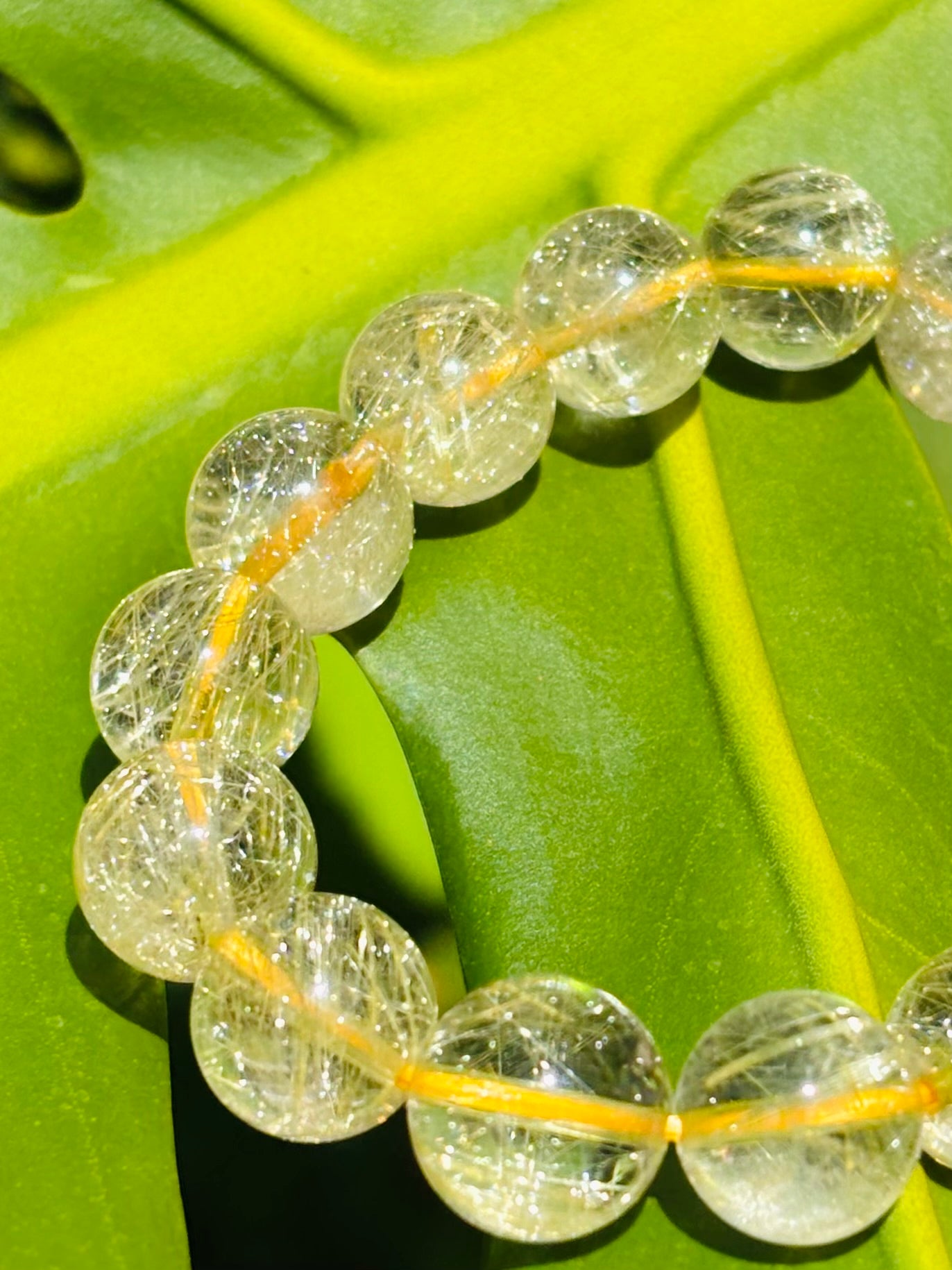 Yellow Rutile Quartz 11.5mm