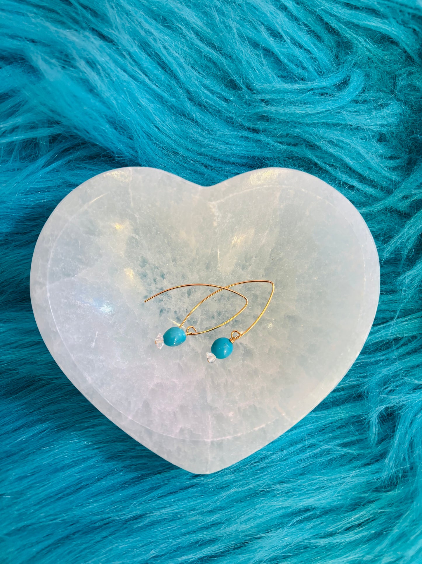 Selenite Crystal Heart Tray