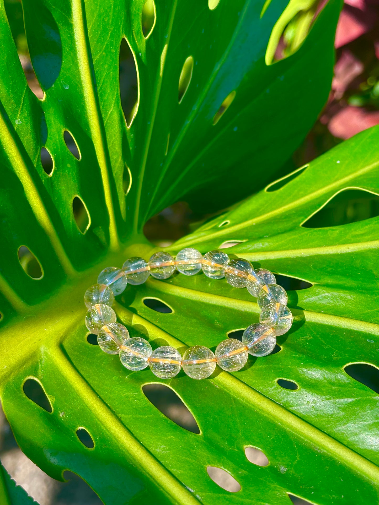 極上Yellow Rutile Quartz 12mm