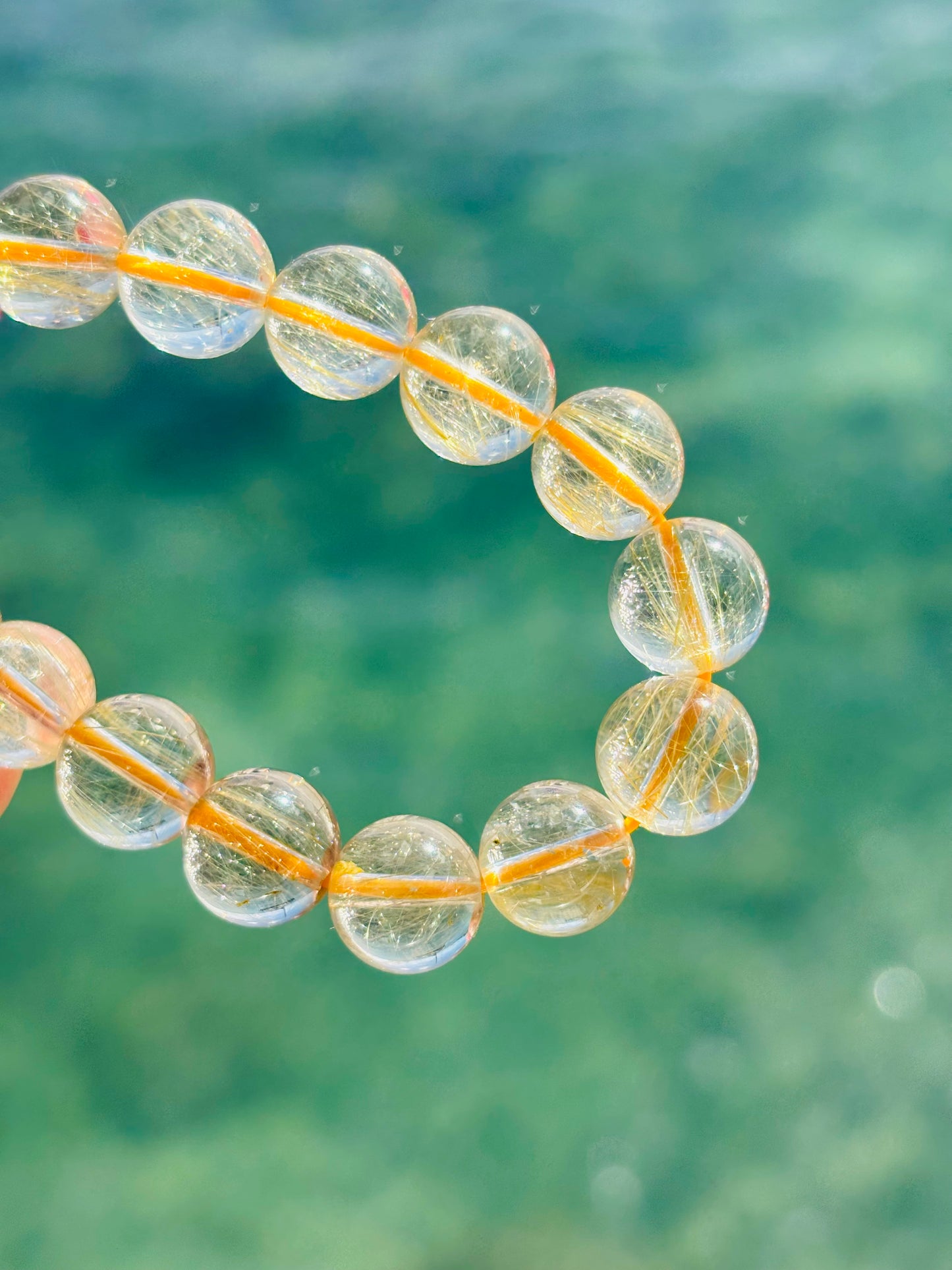 極上Yellow Rutile Quartz 12mm