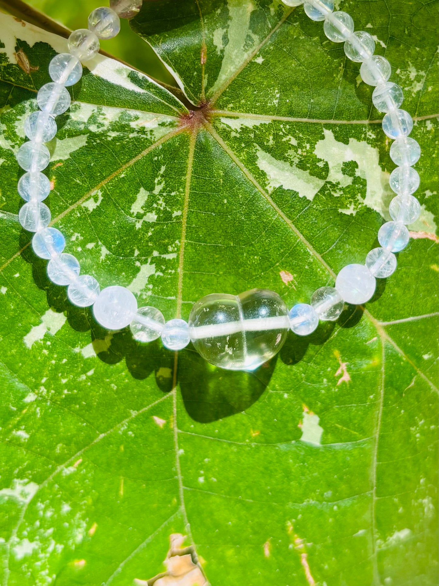 #ALOHA💛リビアングラスBracelet⓶