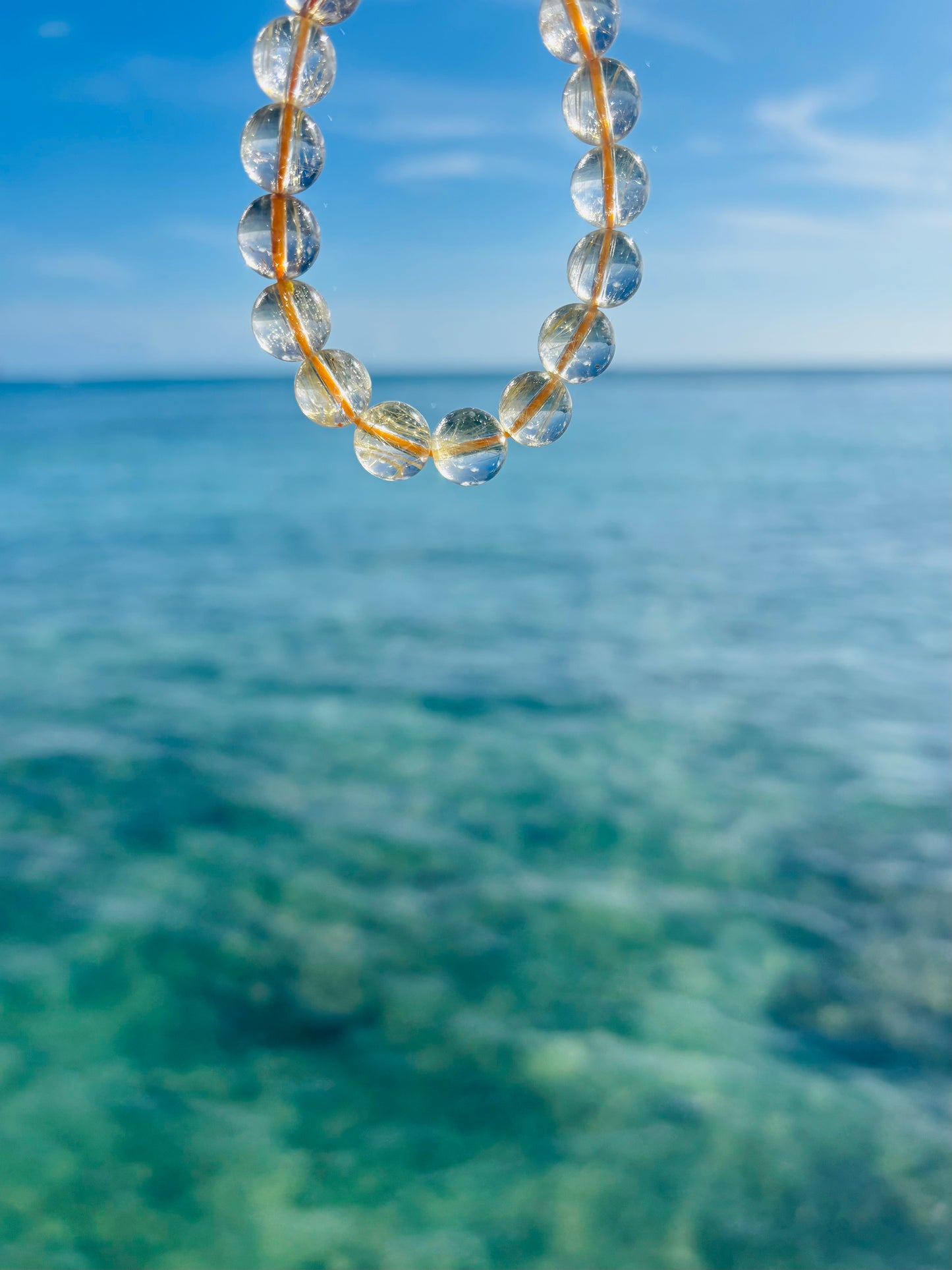 極上Yellow Rutile Quartz 12mm