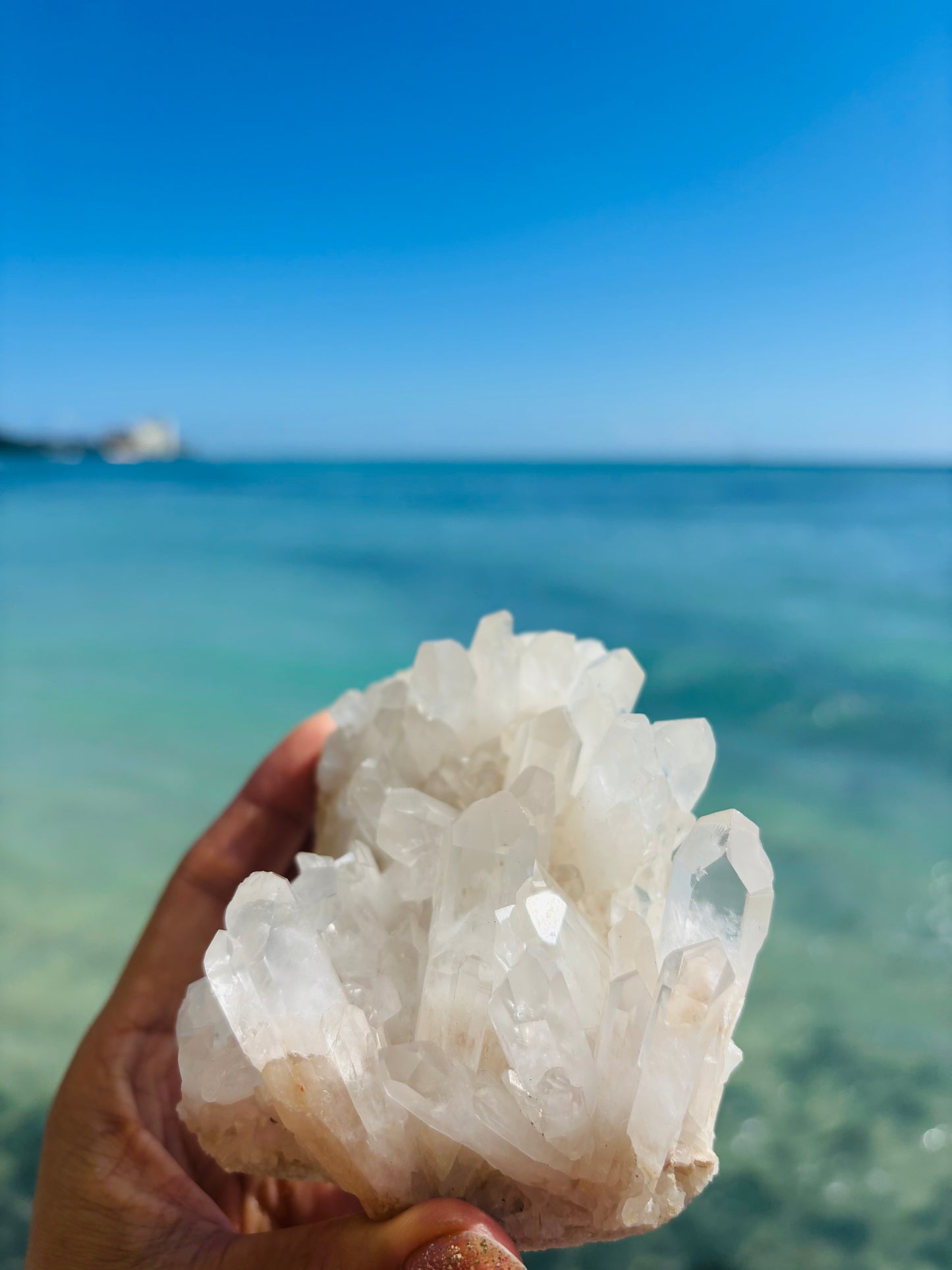アメリカ産　水晶クラスター584gram