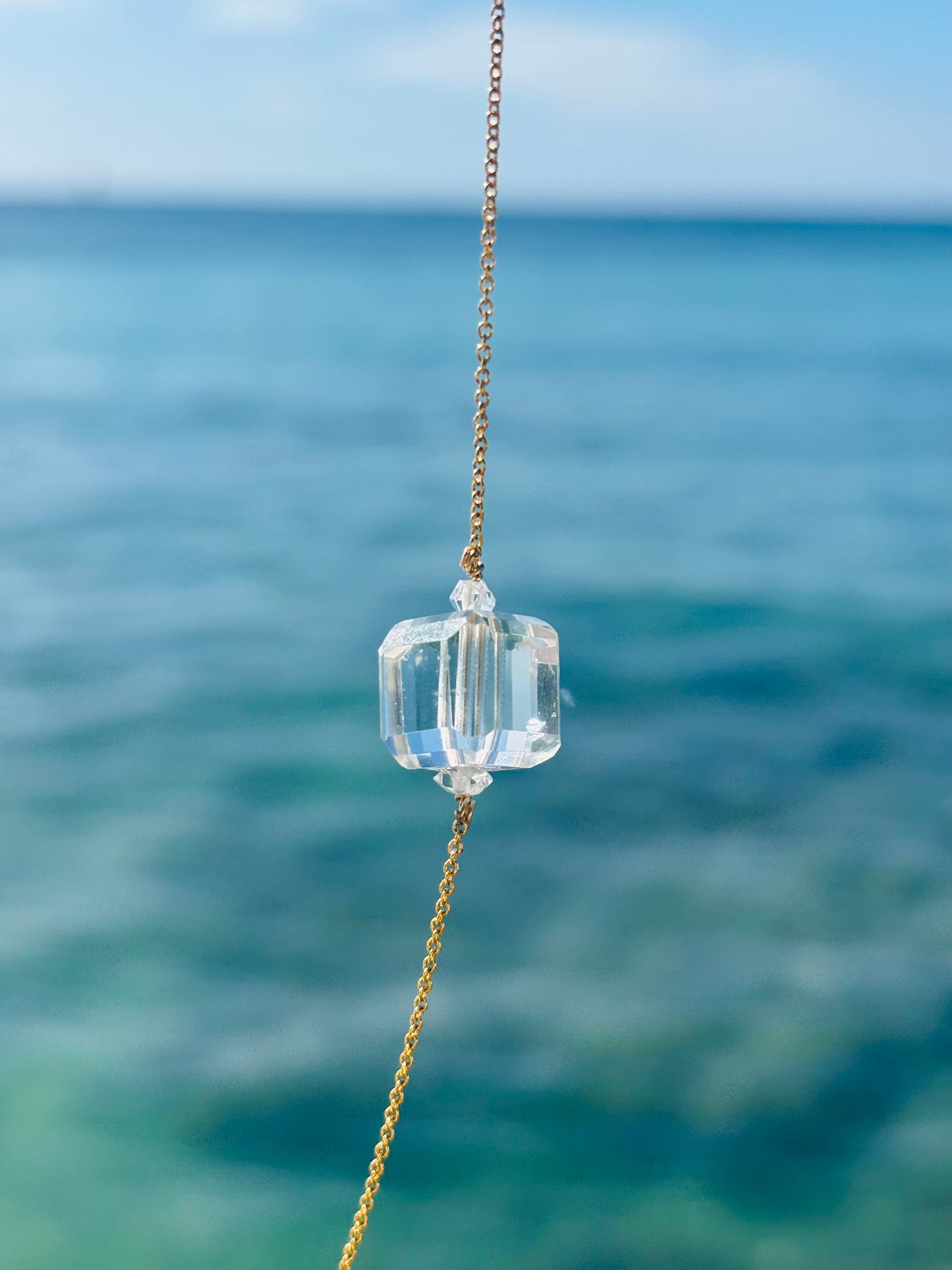 *Crystal+Herkimer Necklace