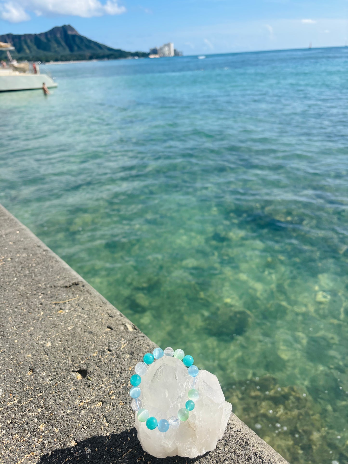 #Hope stone Amazonite bracelet