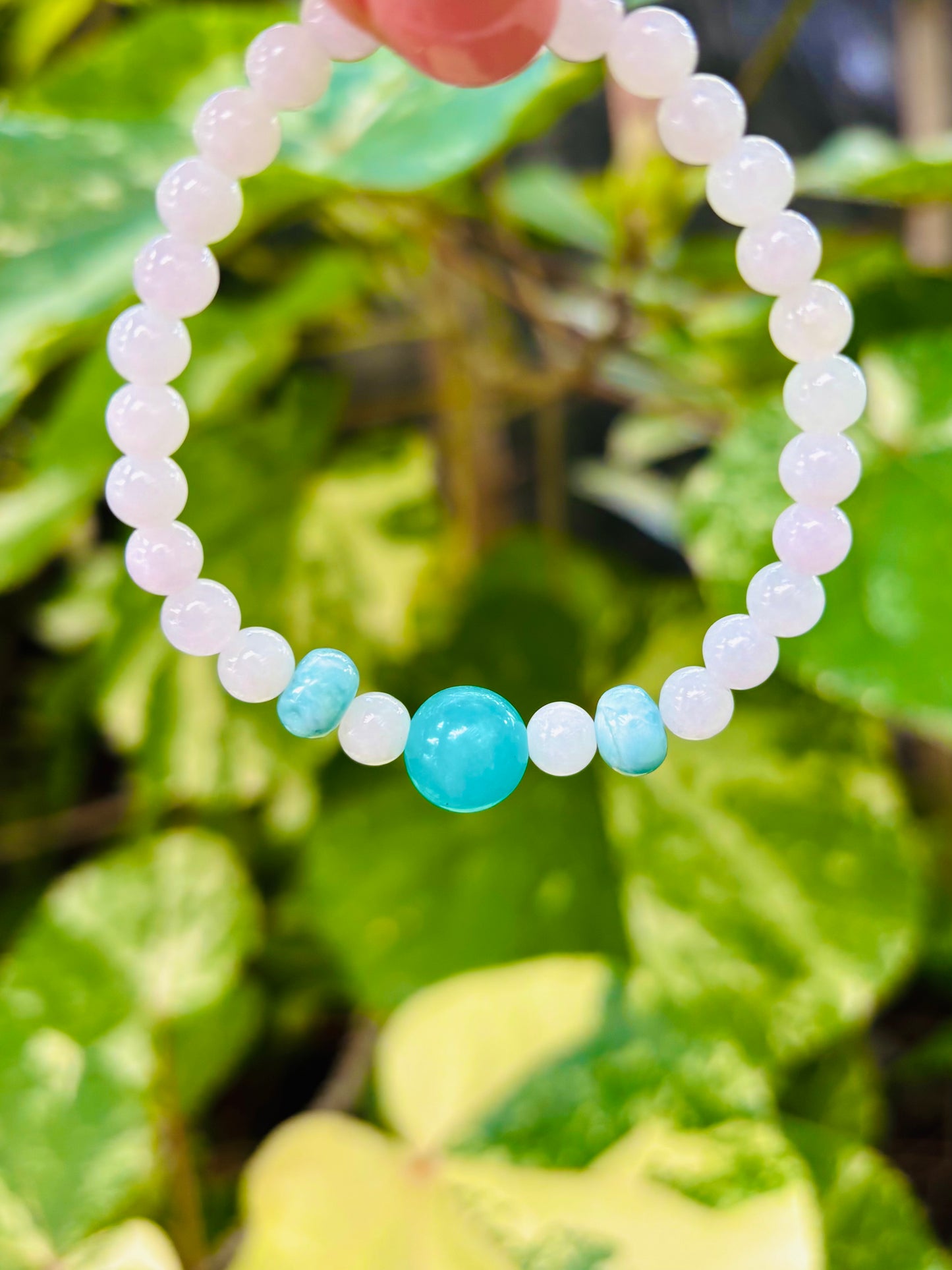 White Jade Bracelet 6mm