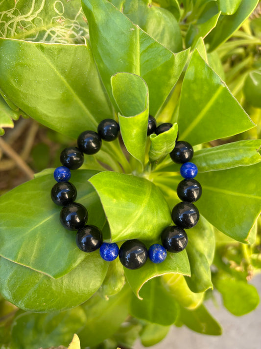 Obsidian bracelet12mm