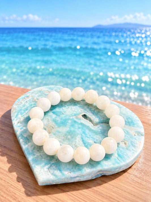 #White snowflake❄️Bracelet 12mm