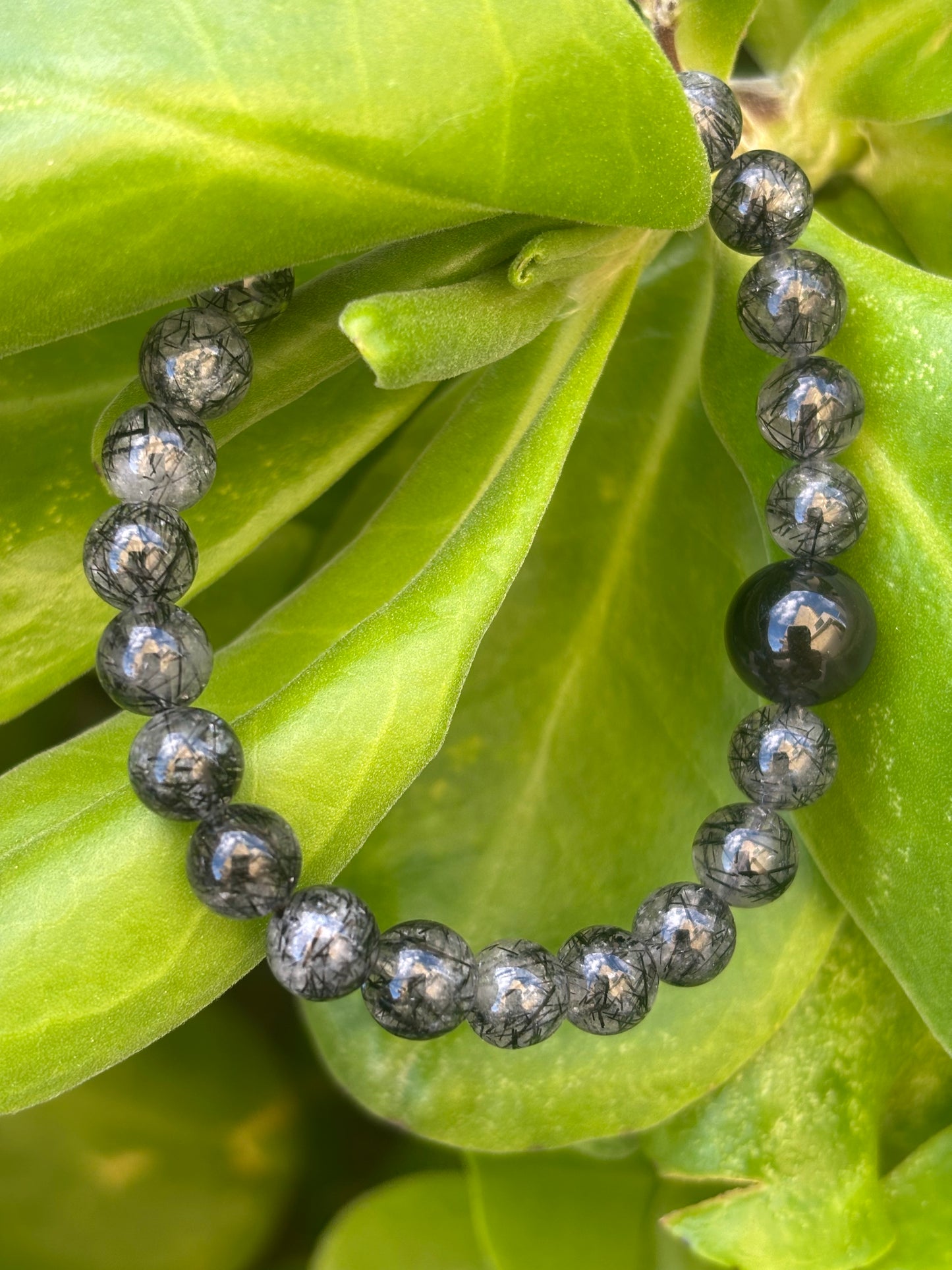 Black Rutile Quartz 7mm
