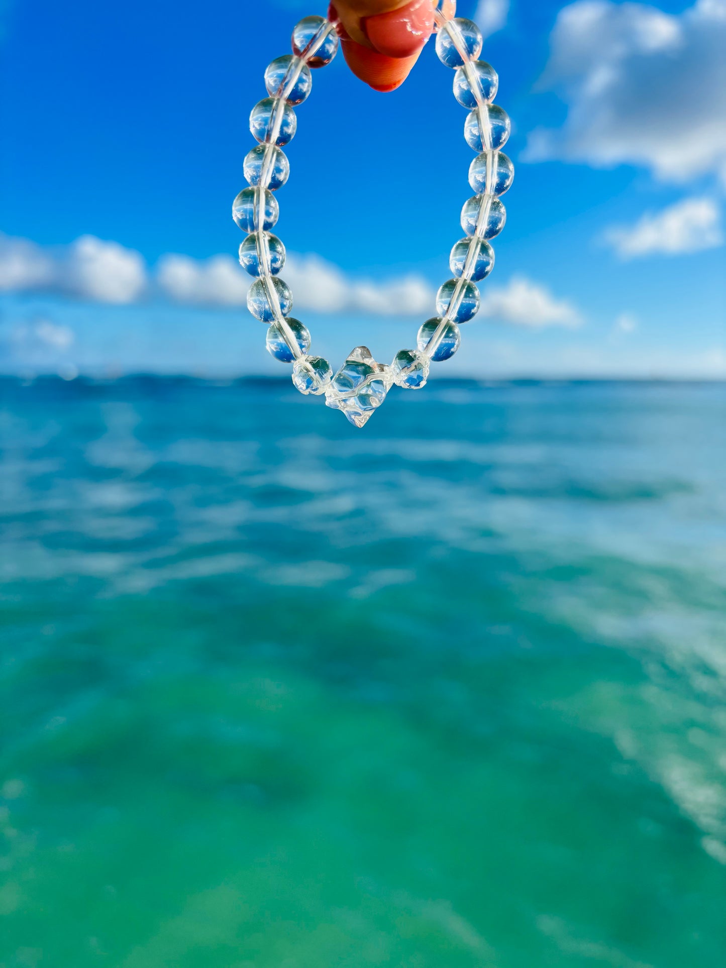 マルカバスター水晶ブレスレット