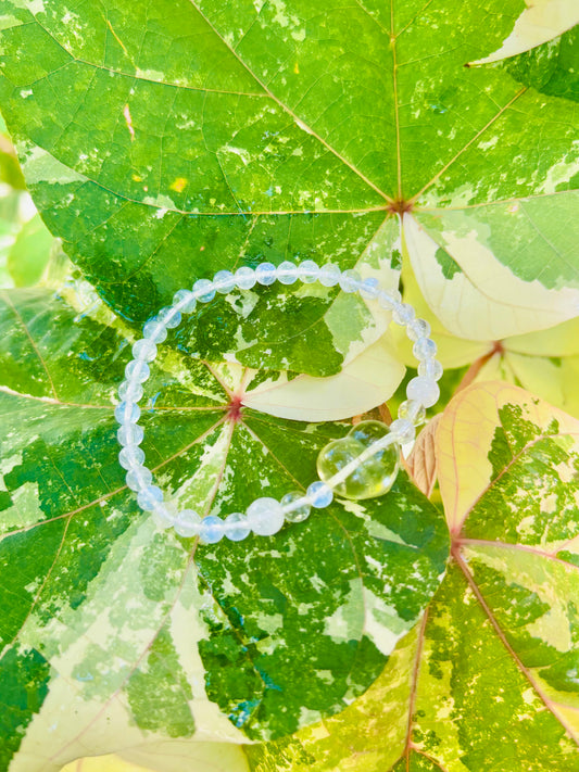 #ALOHA💛リビアングラスBracelet⓶