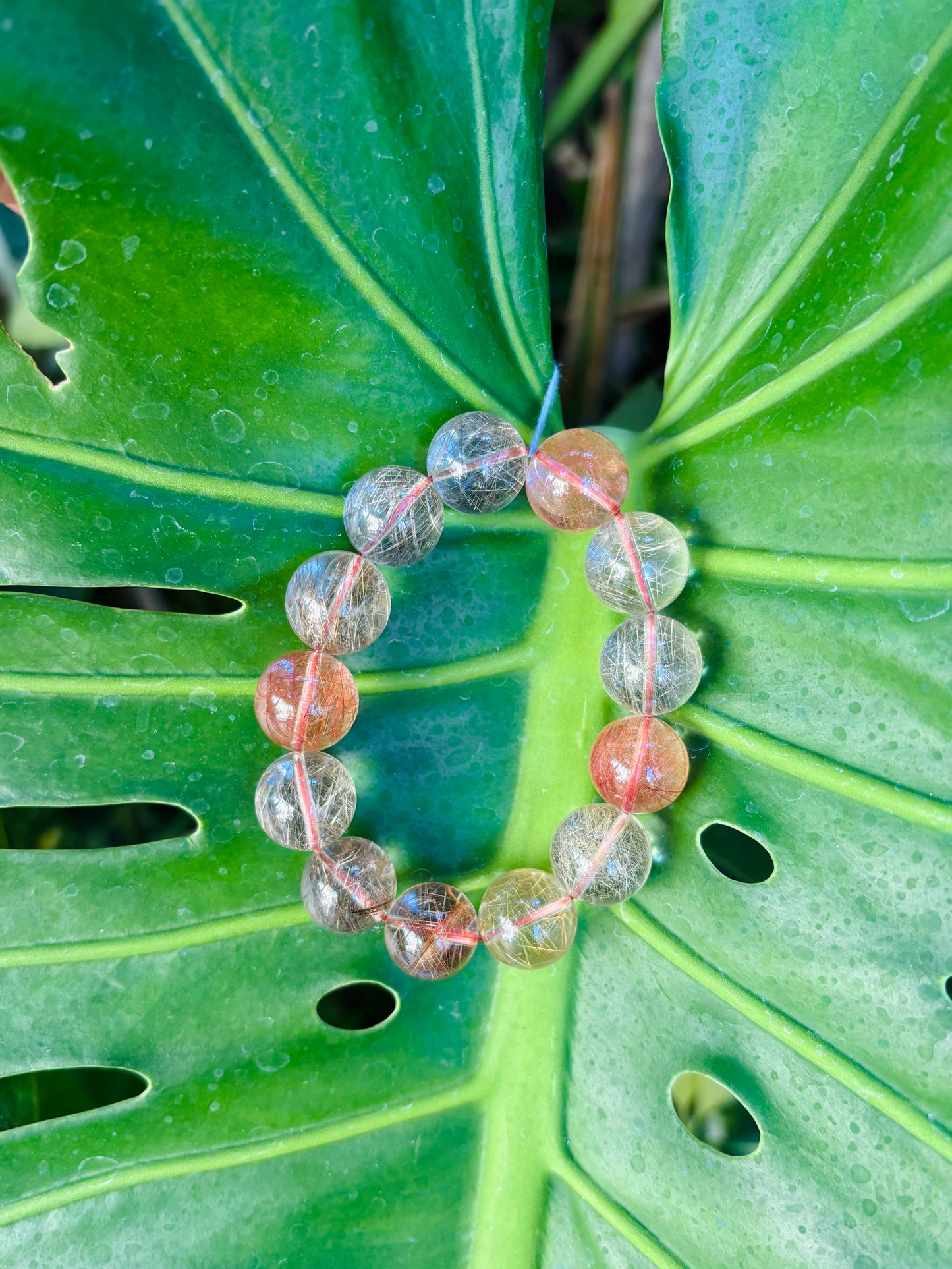 Multi Color Rutile Quartz14mm