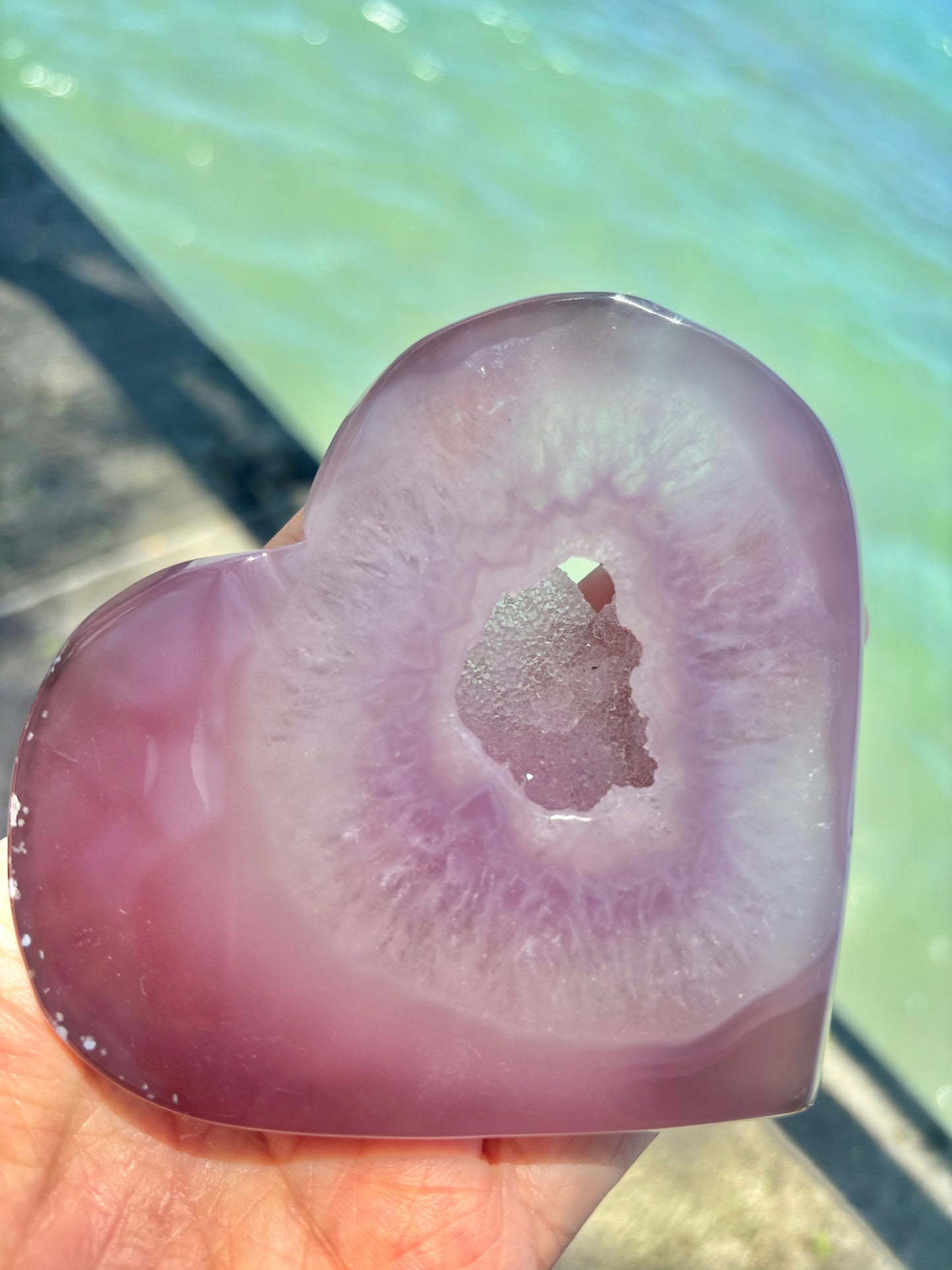 #Jelly Heart Agate