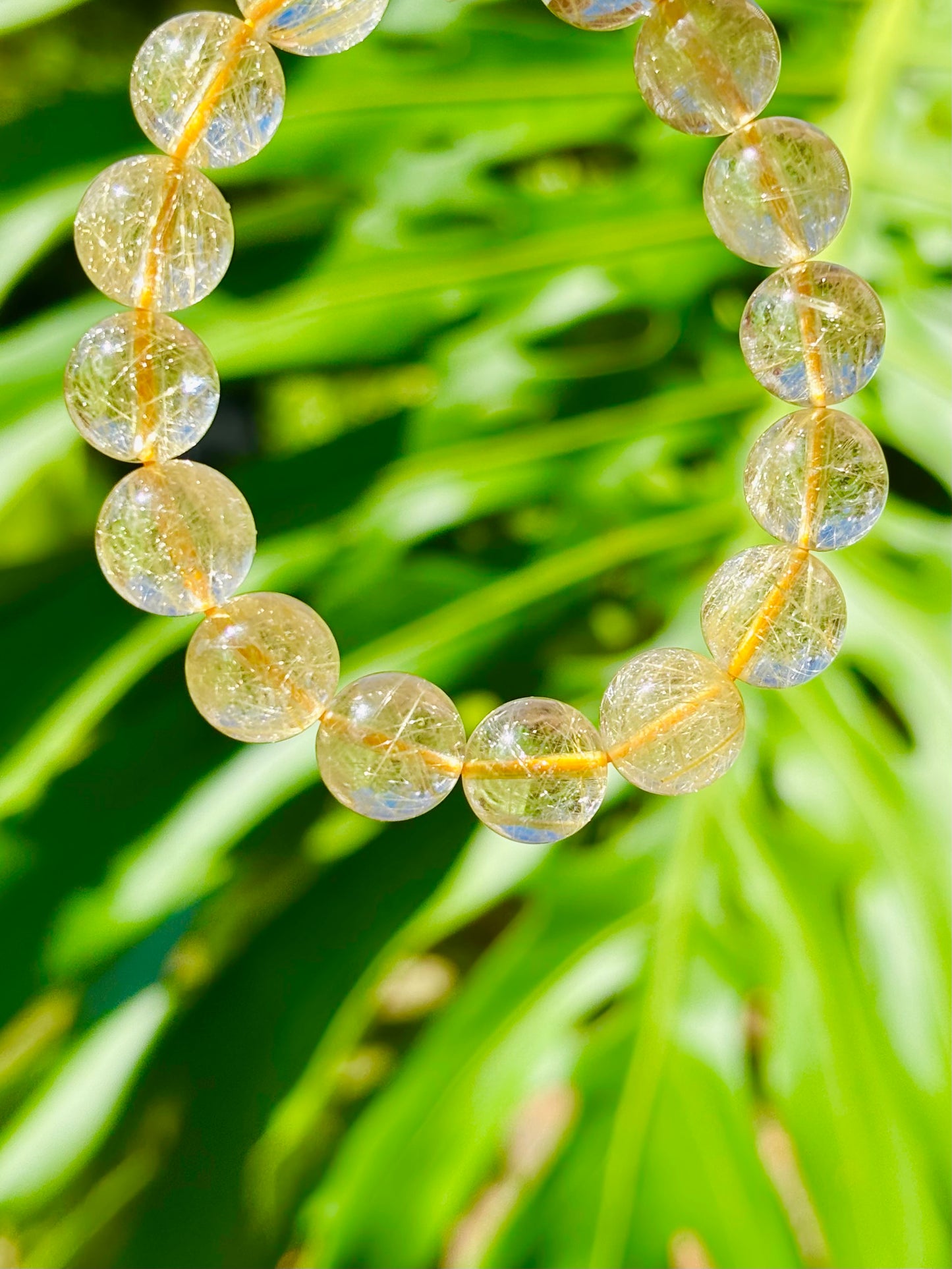 Yellow Rutile Quartz 11.5mm