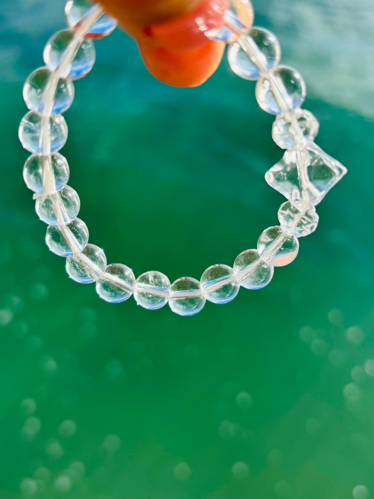 マルカバスター水晶ブレスレット