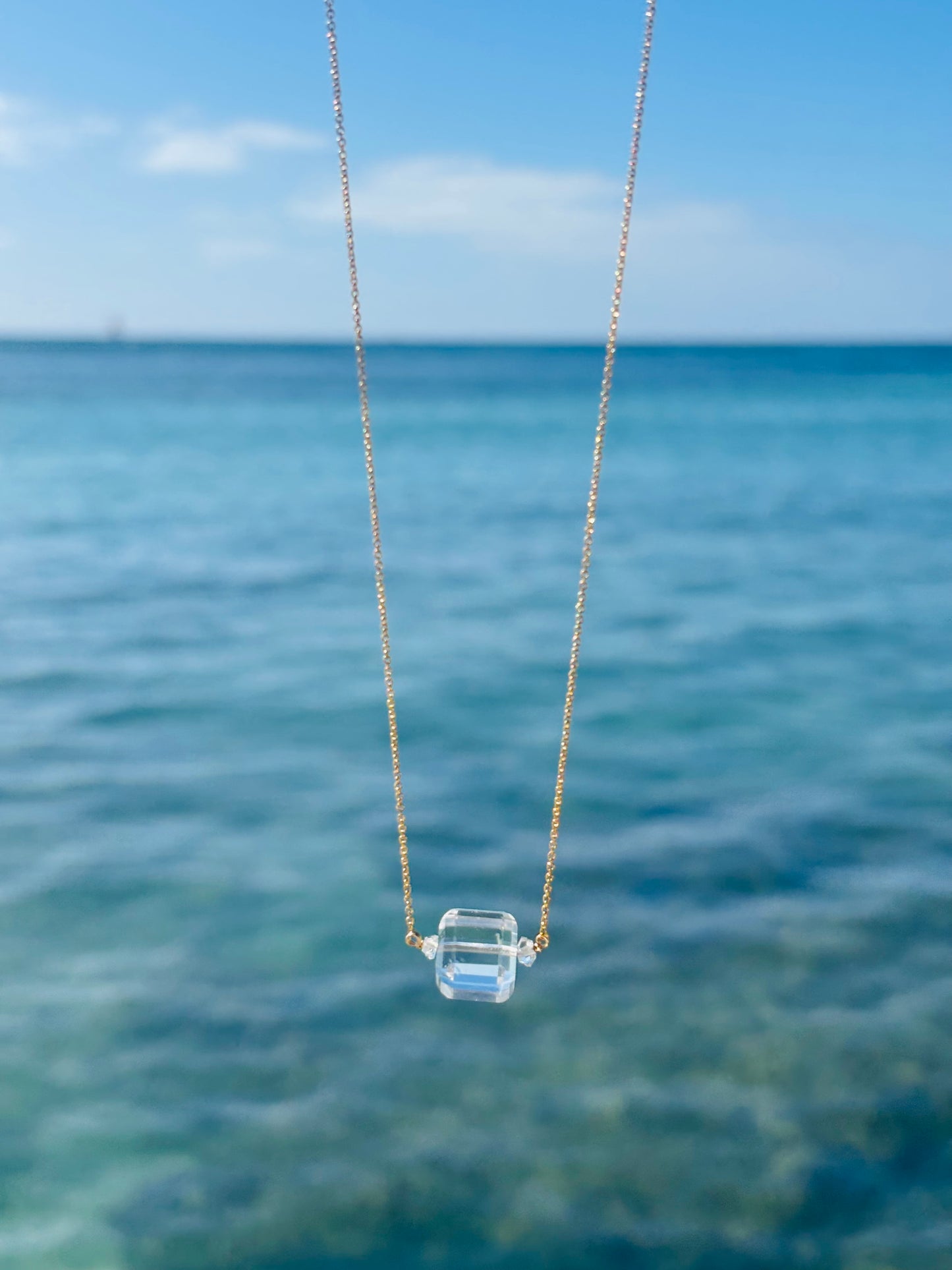 *Crystal+Herkimer Necklace