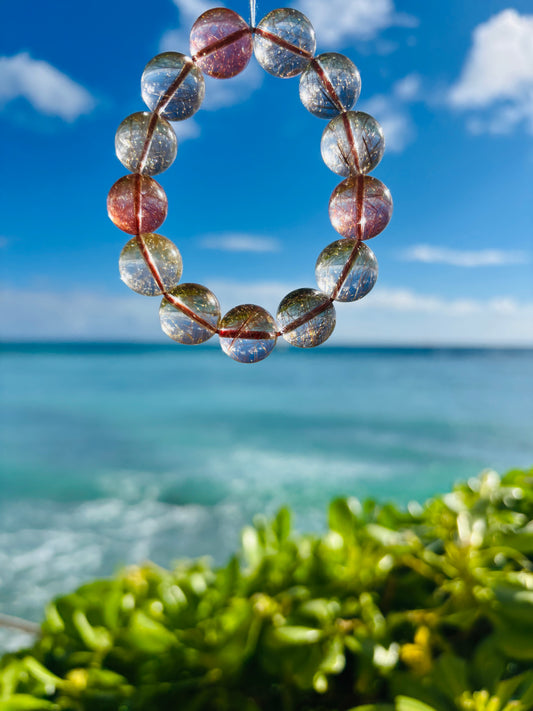 Multi Color Rutile Quartz14mm